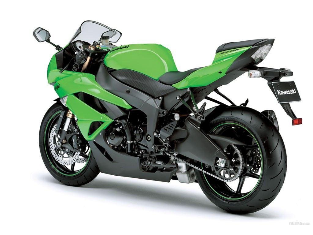 Free Kawasaki Ninja Bike Green Colour HD Wallpaper Download