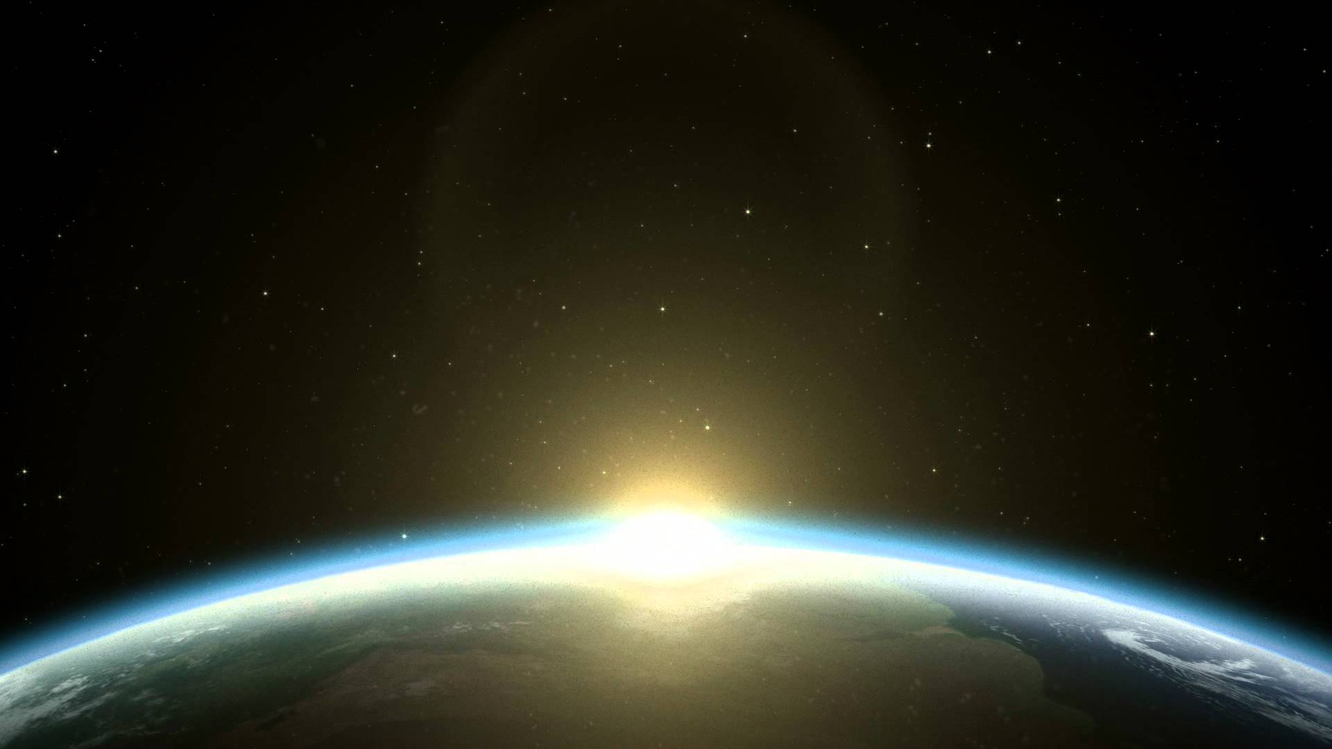 Planet Earth Motion Graphics Background Loop
