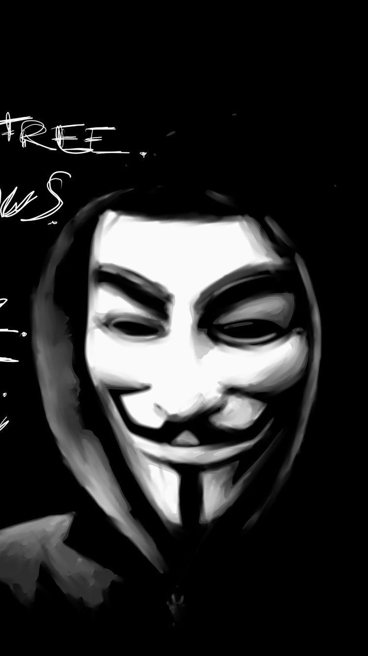 Anonymous IPhone 6 Wallpaper