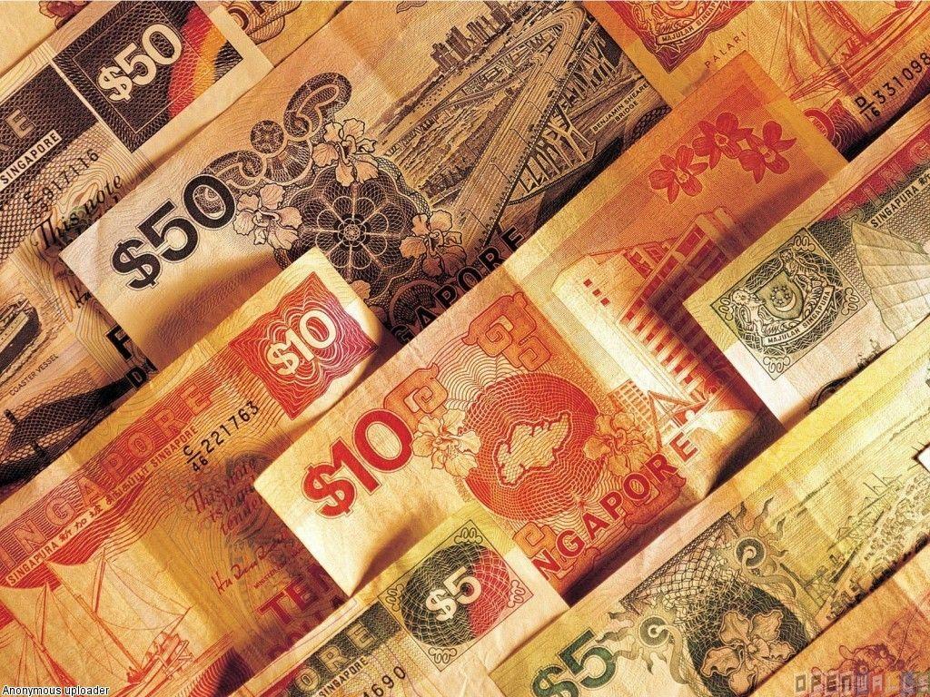 Singapore money wallpaper