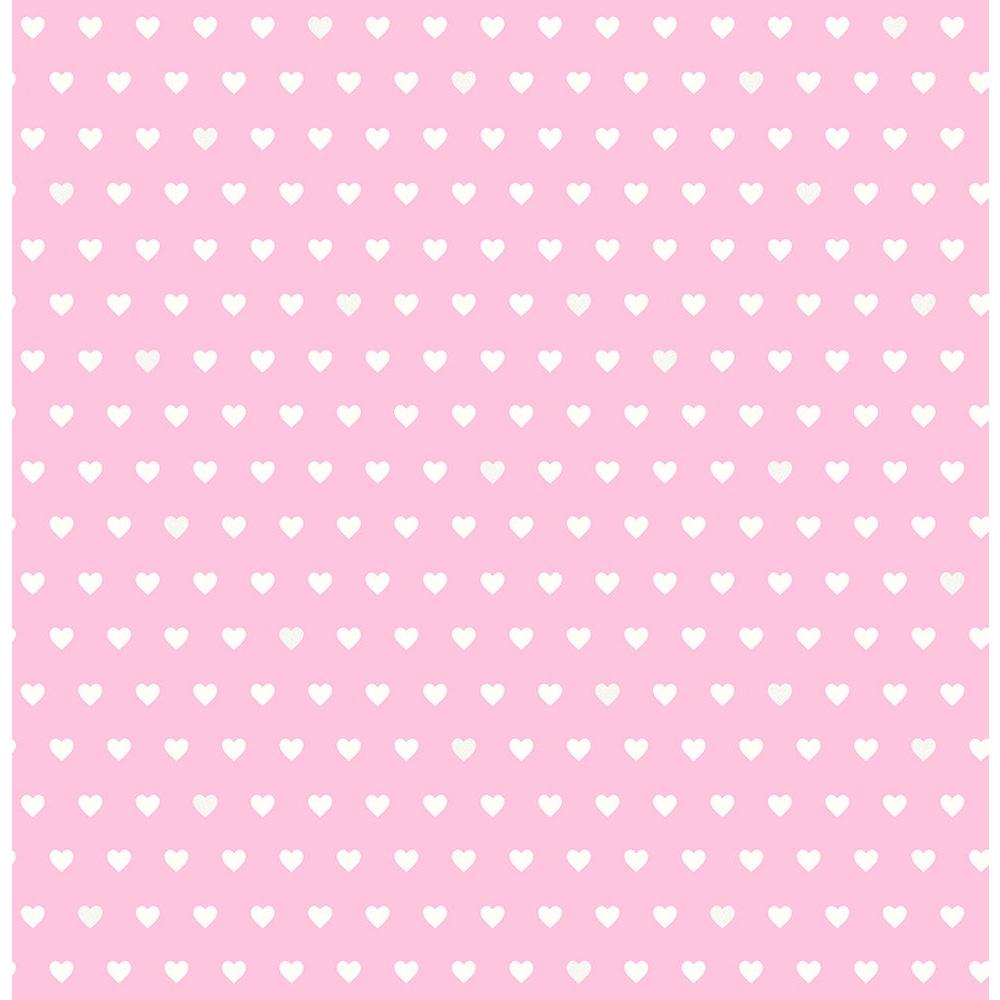 Brewster Pink Small Hearts Wallpaper Sample 2679 002156SAM