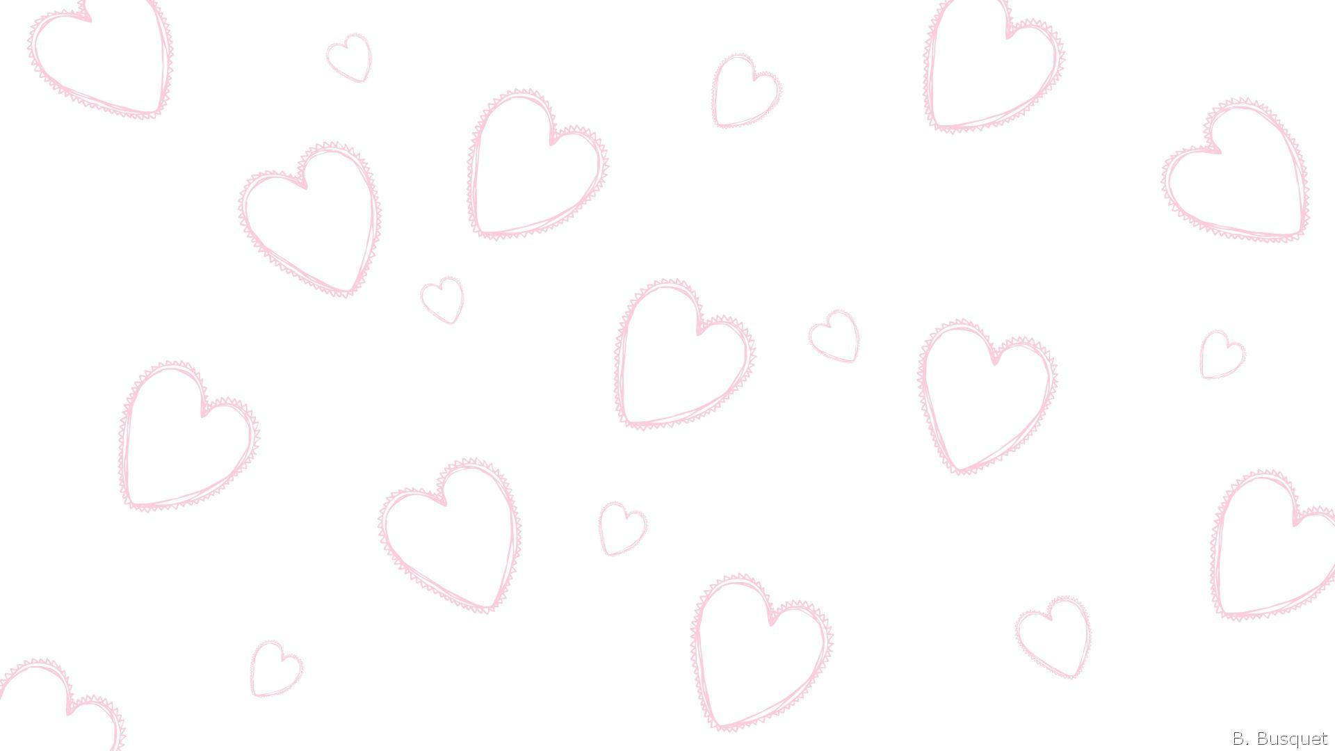 white wallpaper with pink hearts 0e32990afd5c6900859a38a2058ae69c