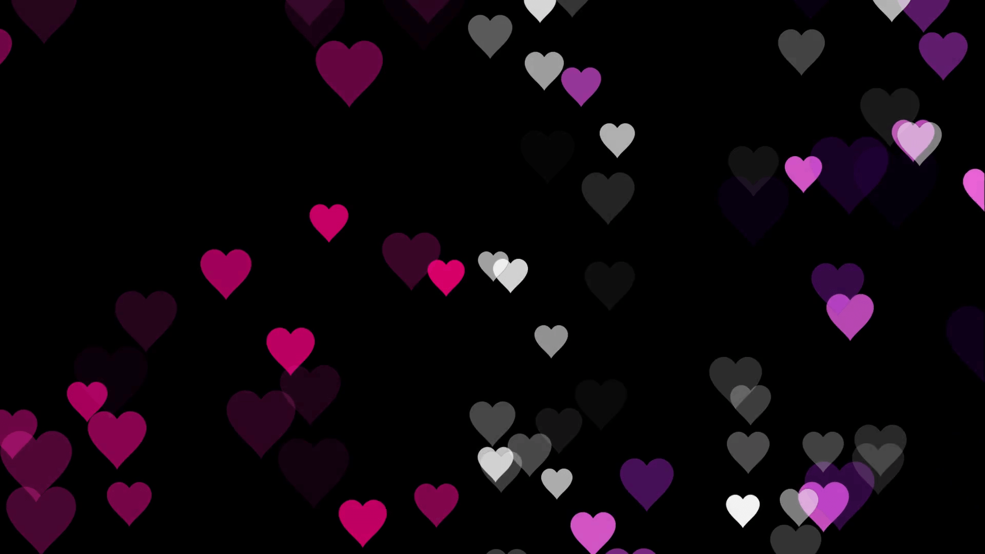 00:00:10 1× Animated many moving small pink purple white hearts