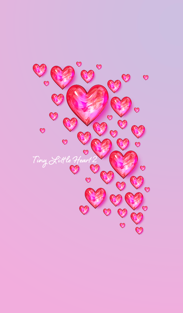 It is a simple theme using a small heart. Wallpaper