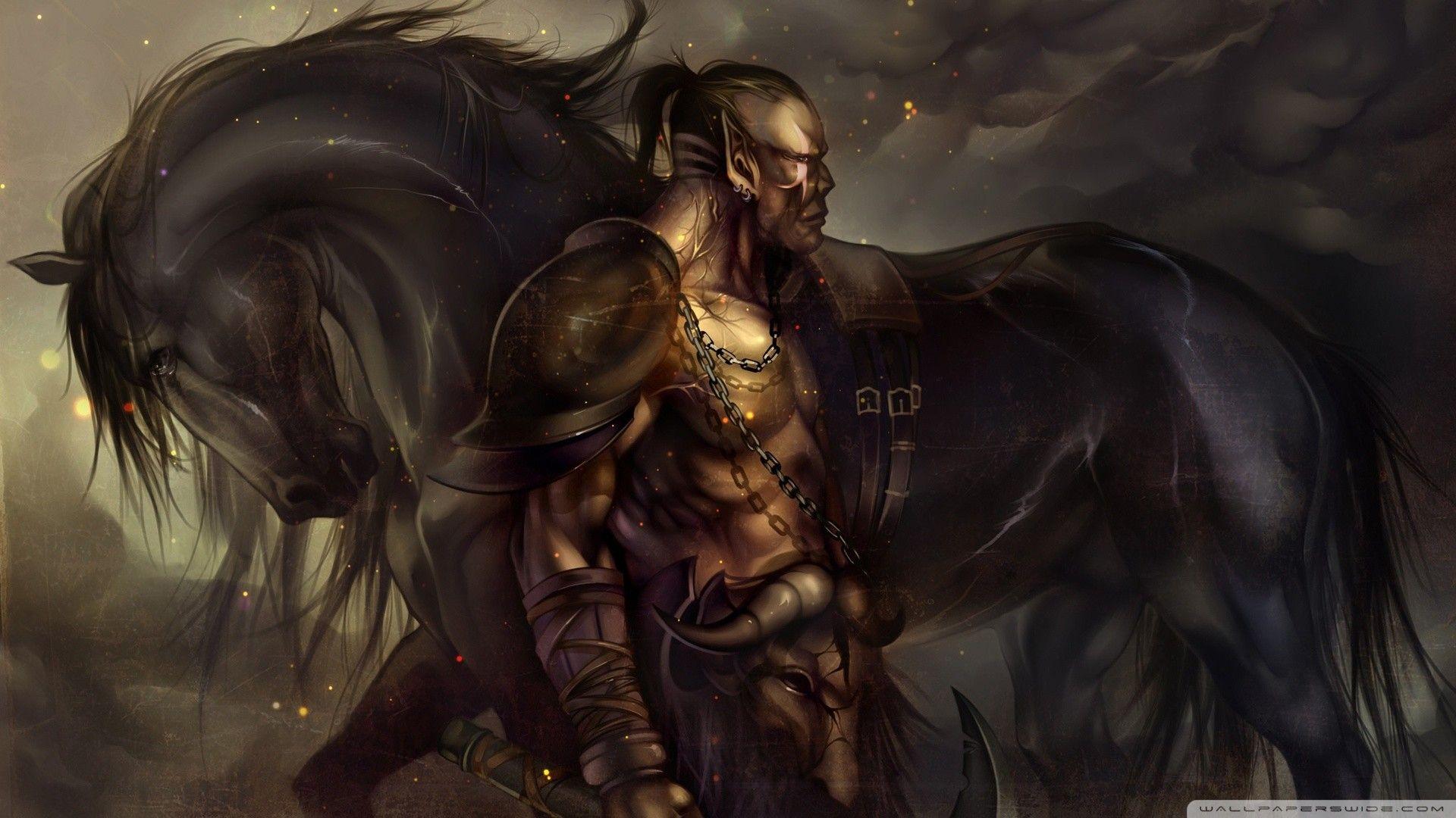 Fantasy Warrior Wallpaper