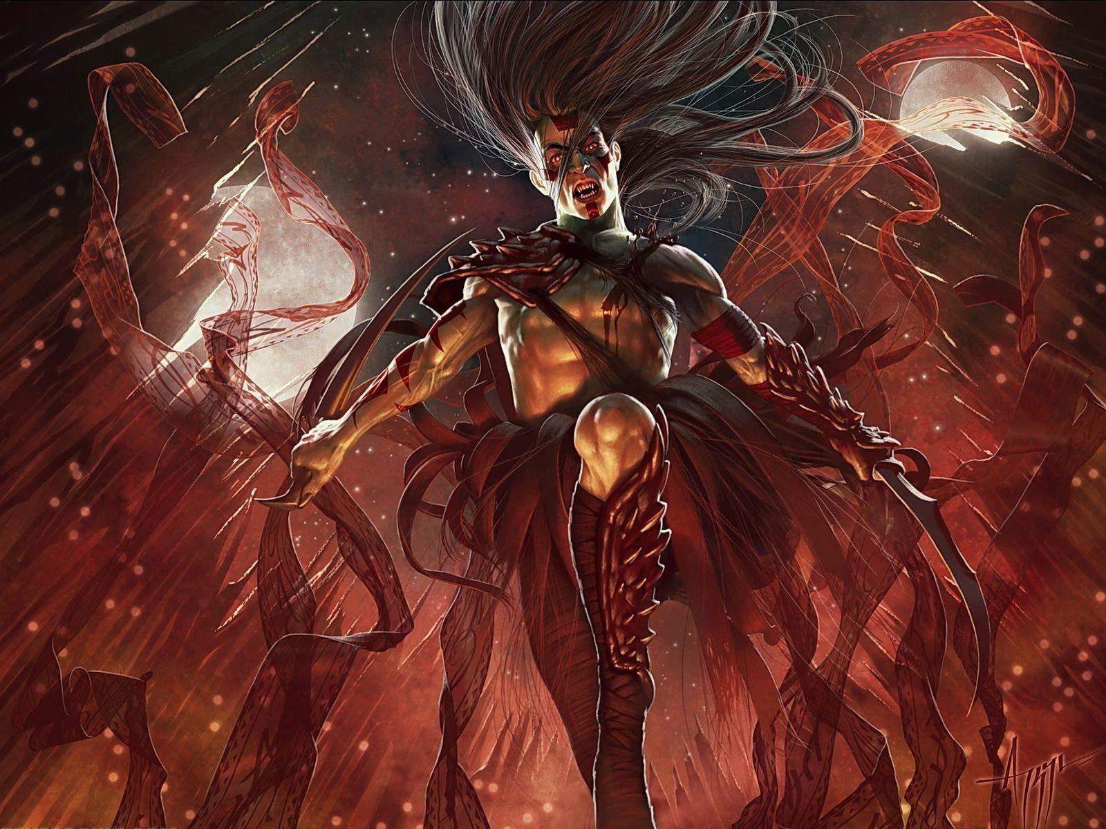 Fantasy Warrior Desktop Wallpaper