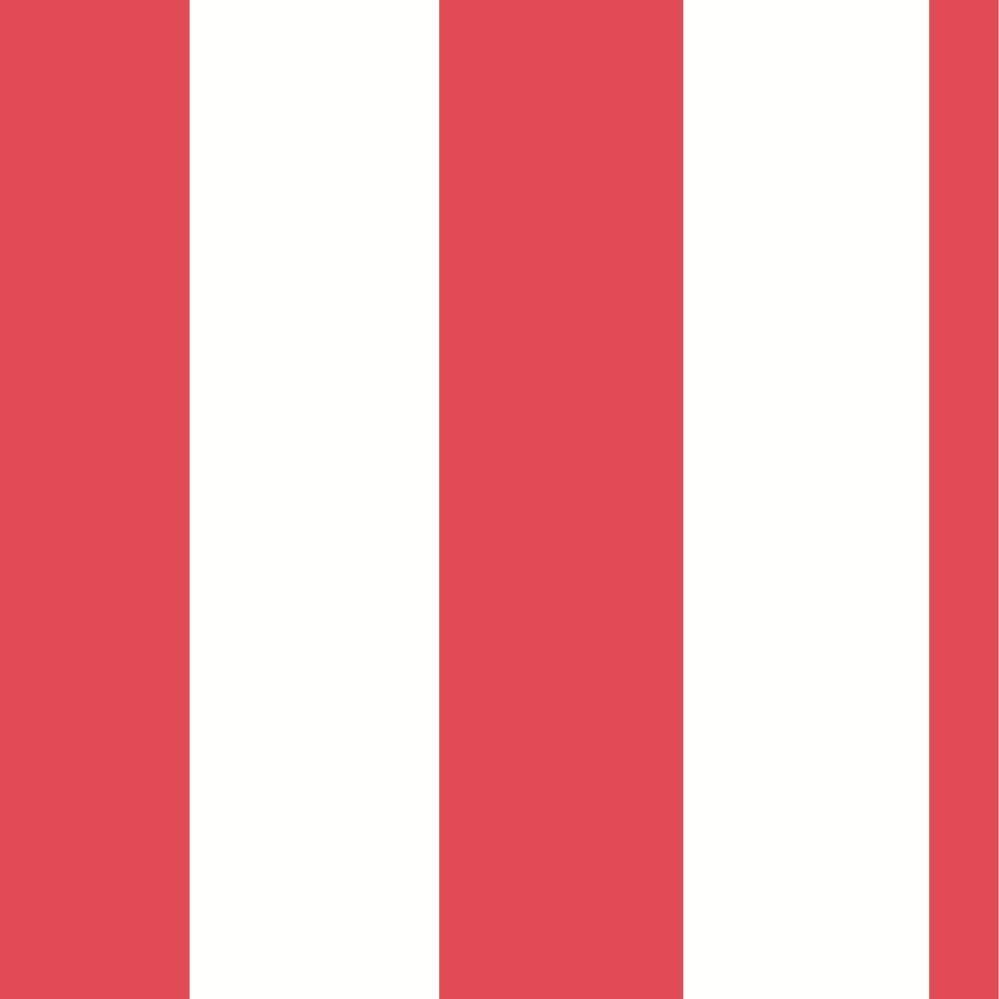 Red and White Stripe Wallpaper
