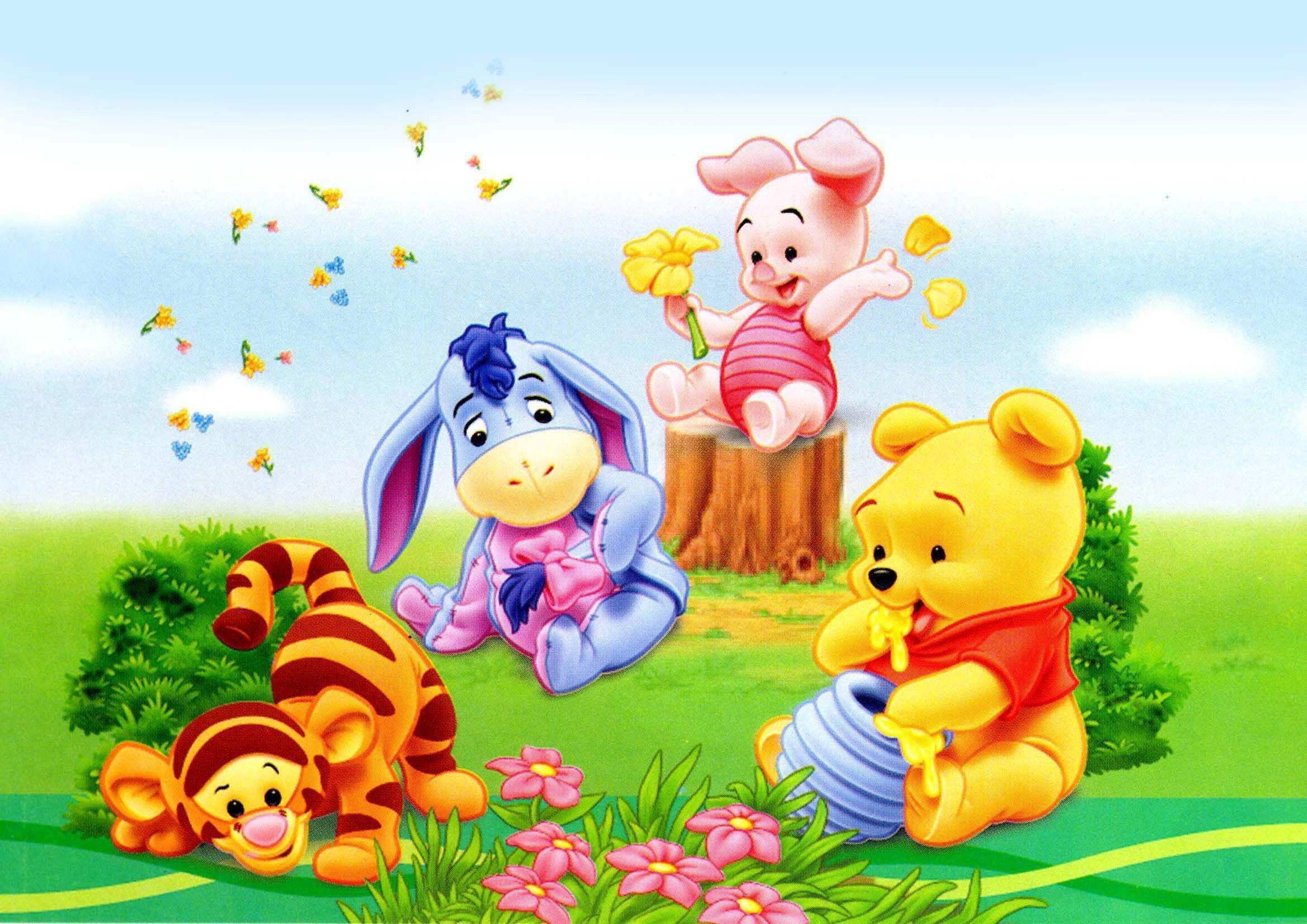 Wallpaper Winnie The Pooh Baby