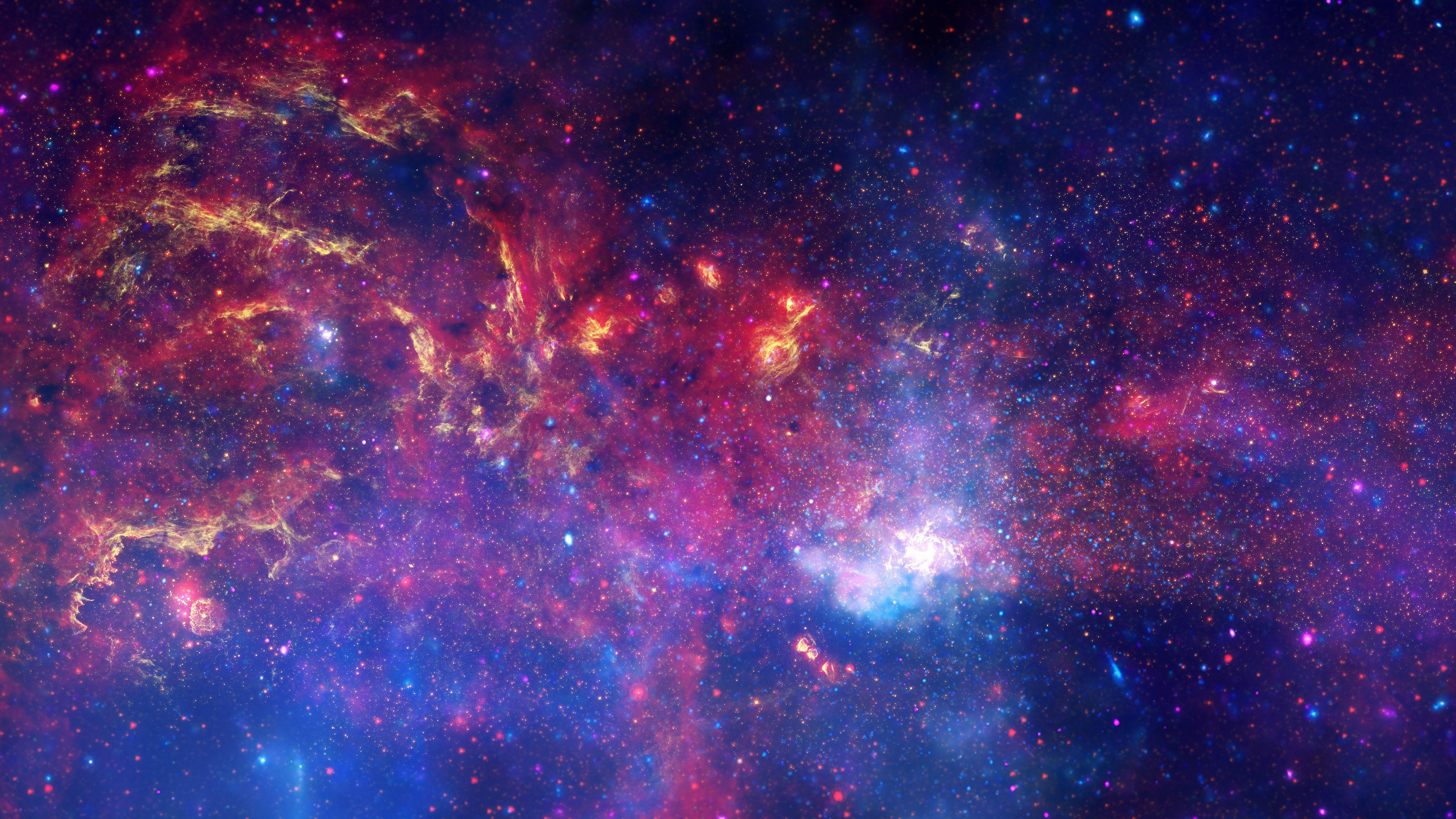 Wallpaper Galaxy Lovely Vibrant Galactic Stellar Evolution 5k 1