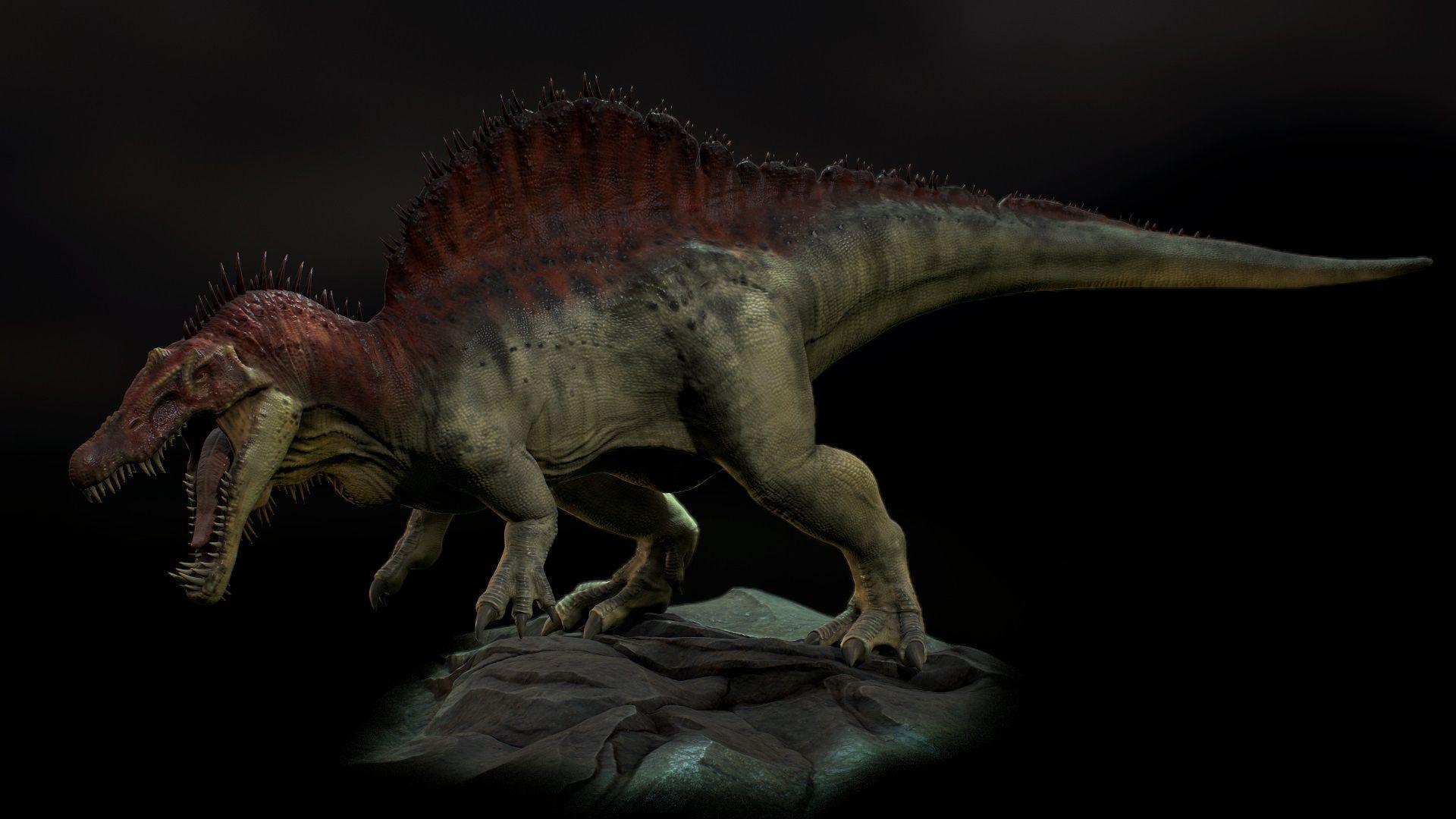 dinosaur world mobile spinosaurus