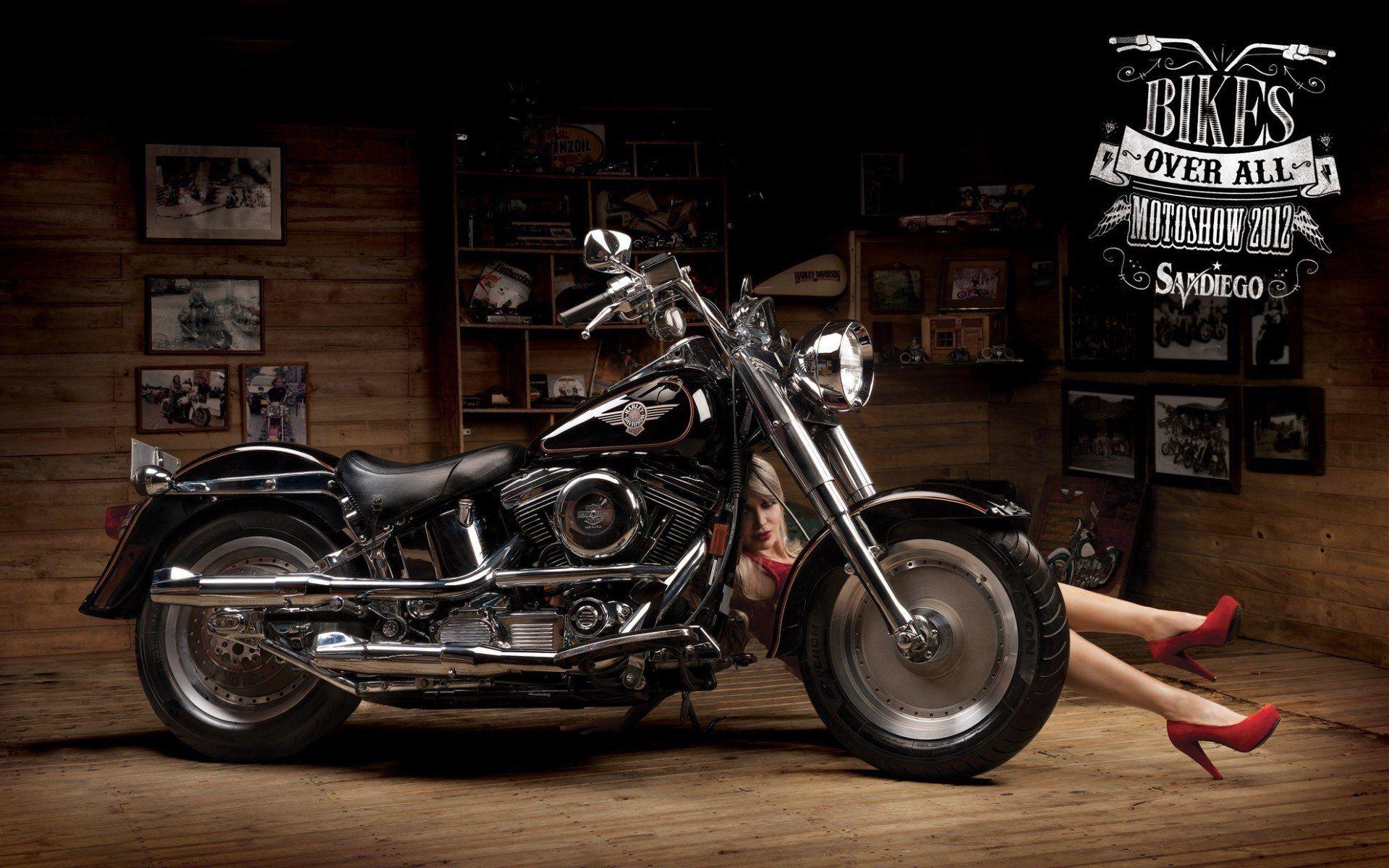 Harley Davidson Fat Boy Wallpaper And Background Image