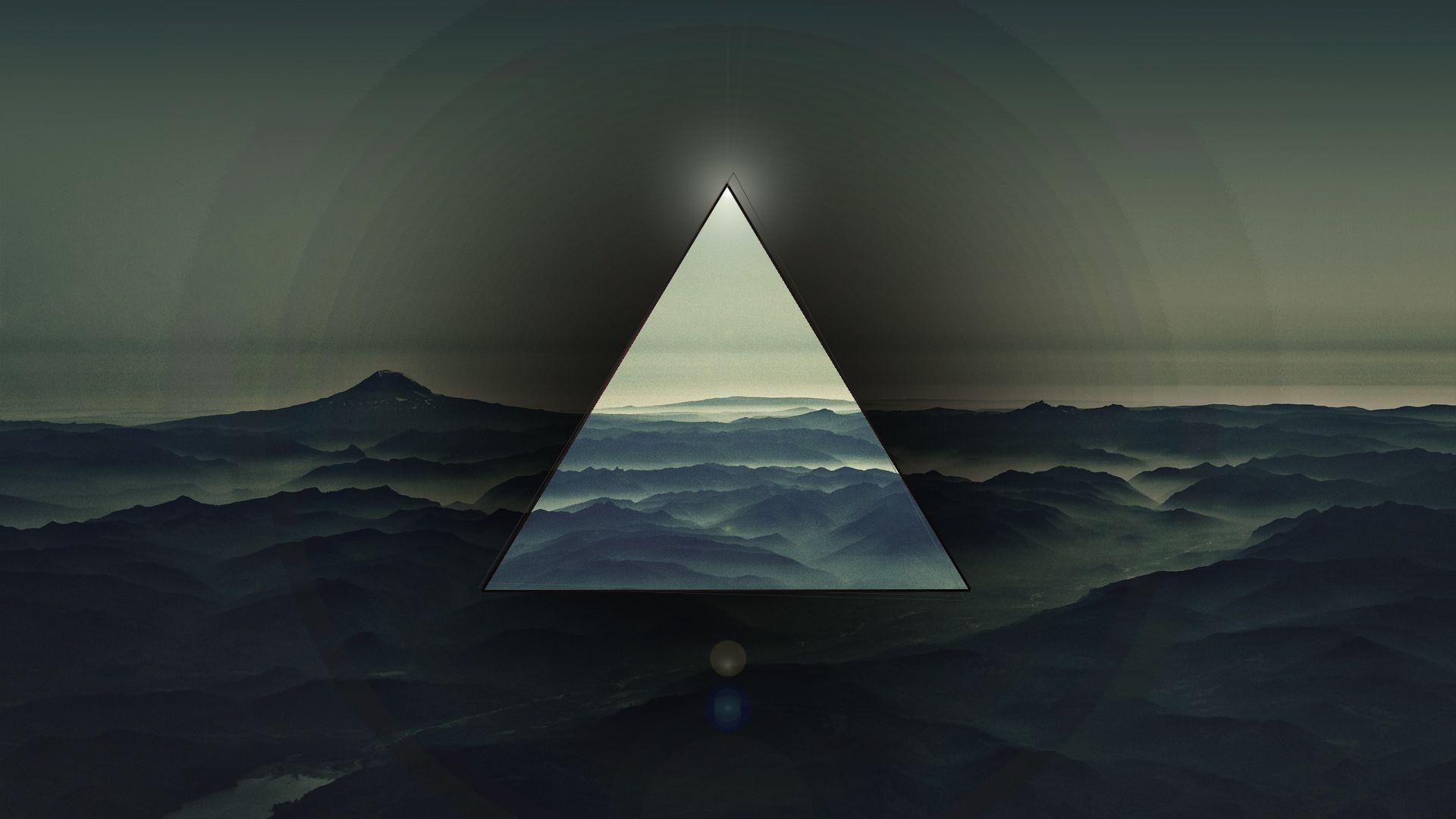 Abstract Hipster Triangle Background. Backrounds