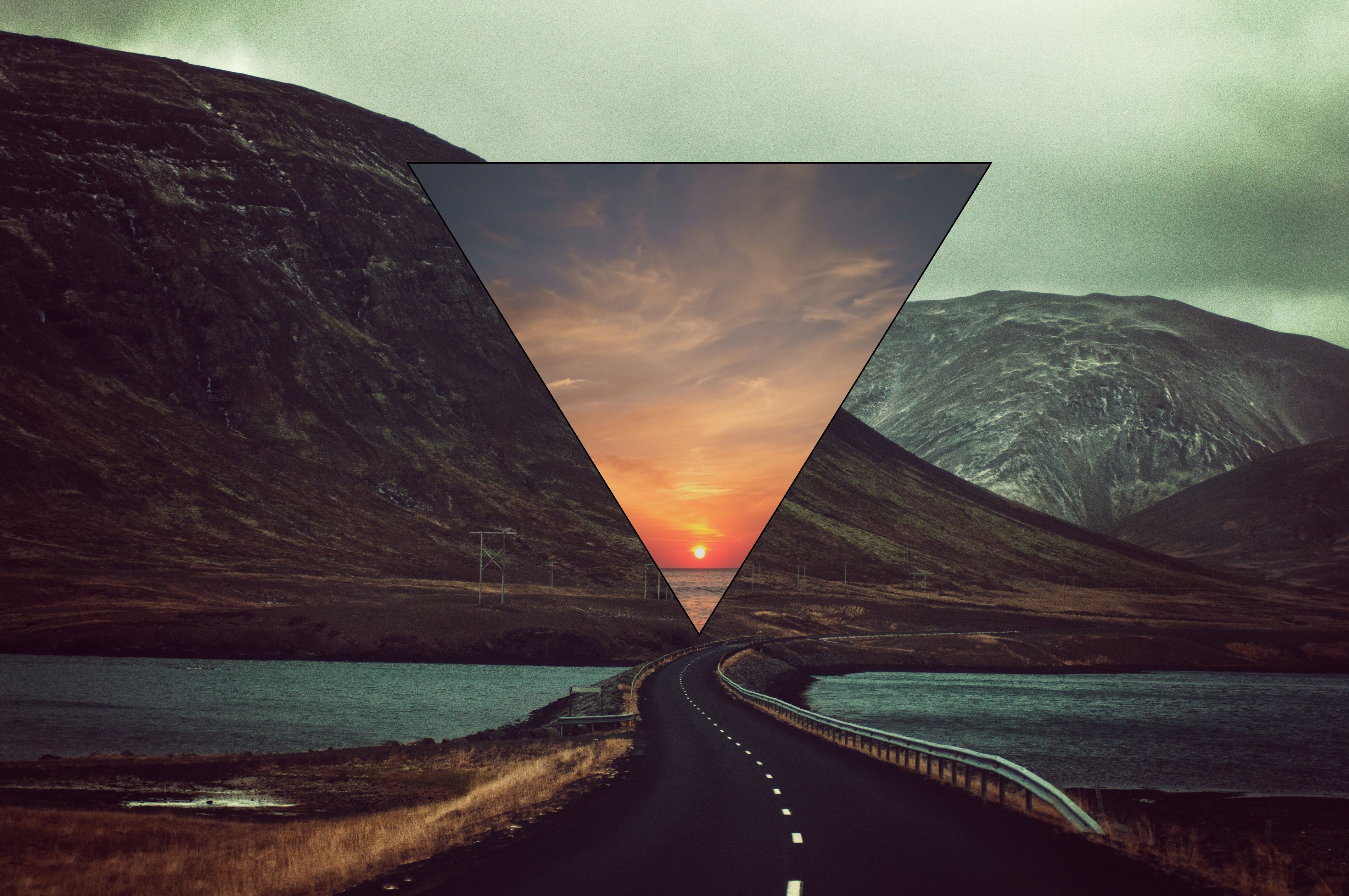 How to create an Hipster triangle Wallpaper meets Technology
