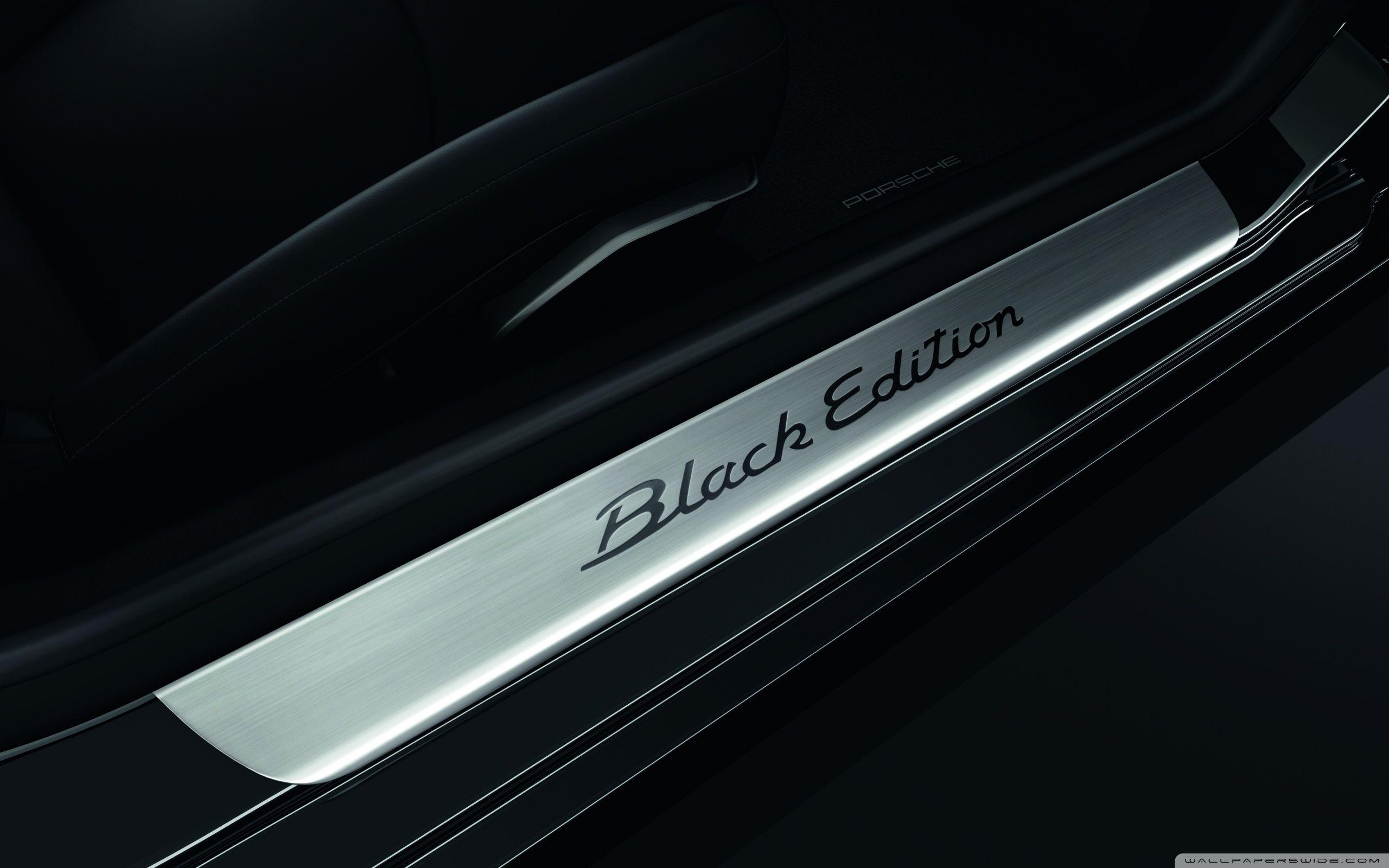 Porsche Black Edition ❤ 4K HD Desktop Wallpaper for 4K Ultra HD TV