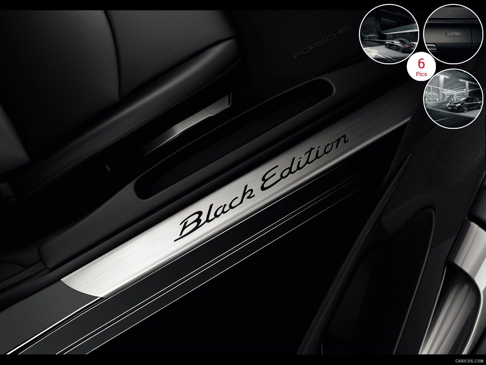 Porsche Cayman S Black Edition (2012). Wallpaper