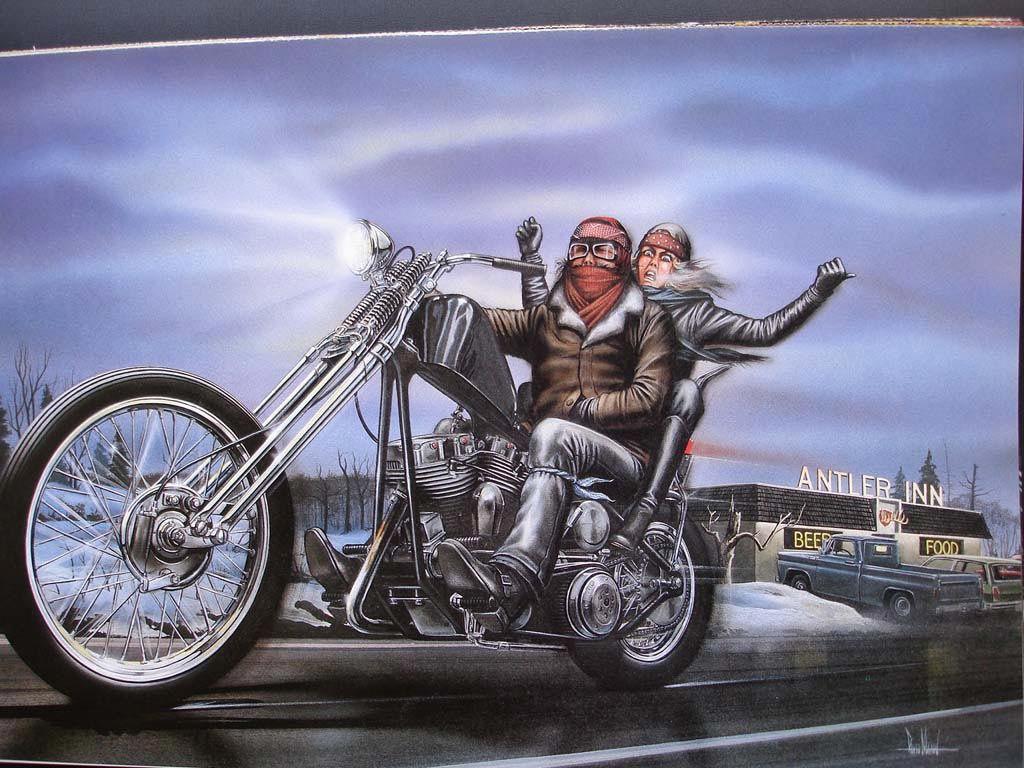 David Mann Wallpaper. Harley Davidson