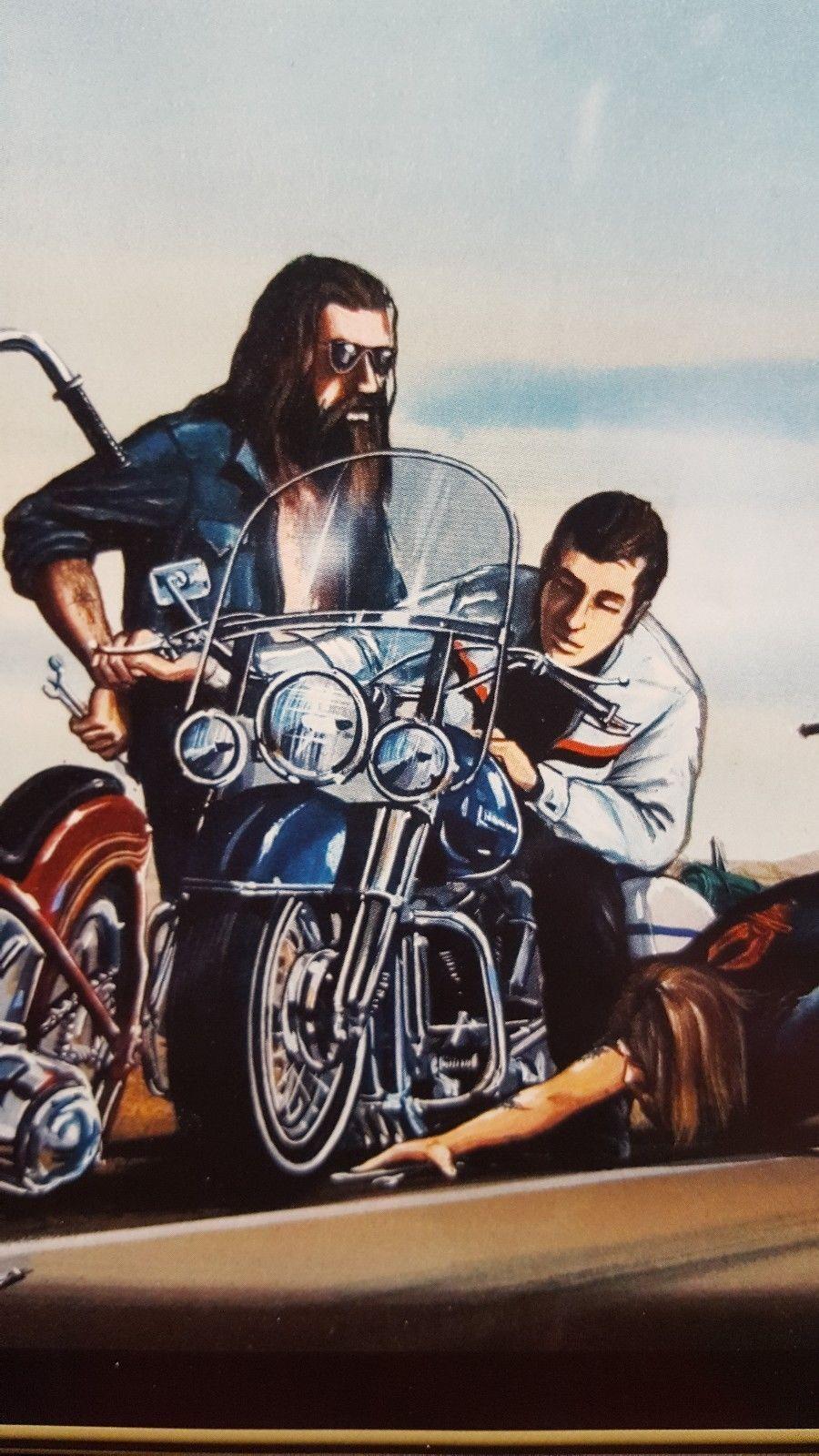David Mann Classic motorcycle art We Do Wrong