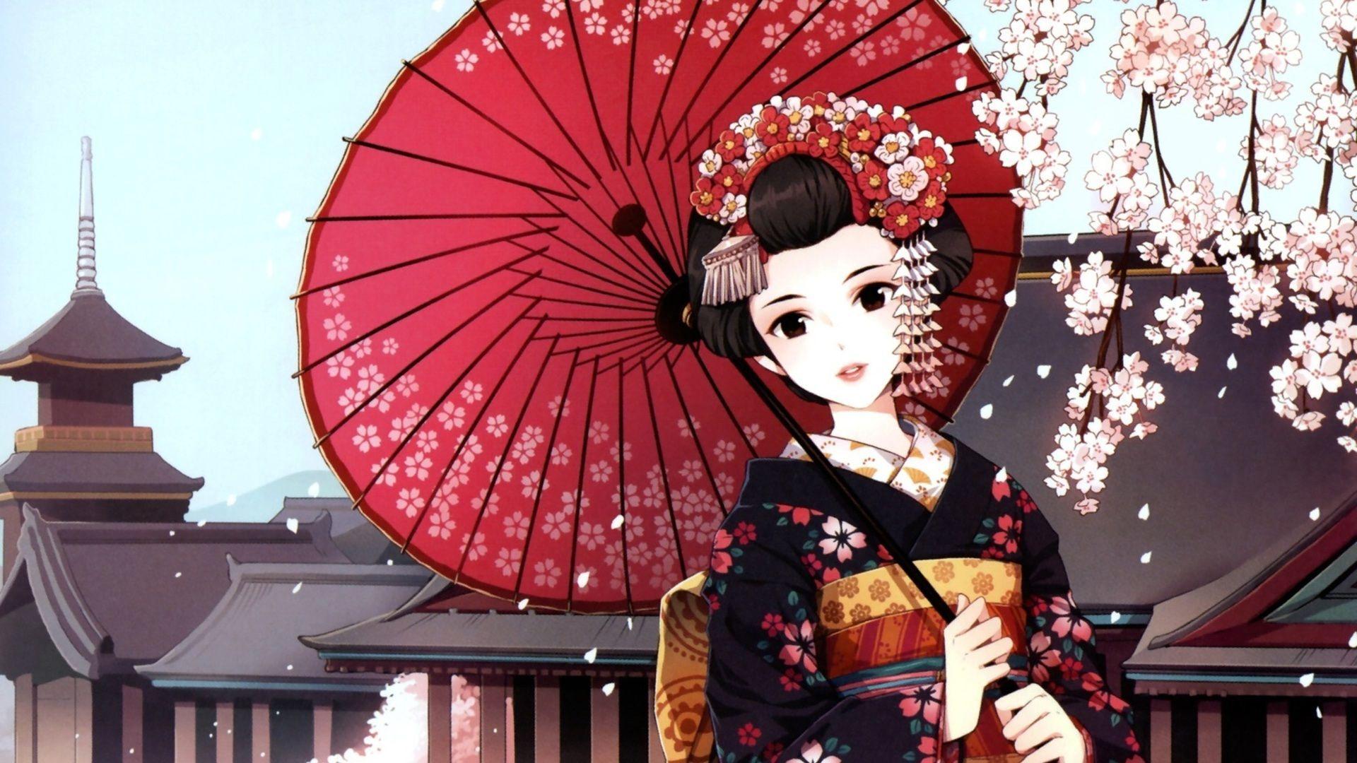 Geisha HD Wallpaper Background Wallpaper. wallpaper