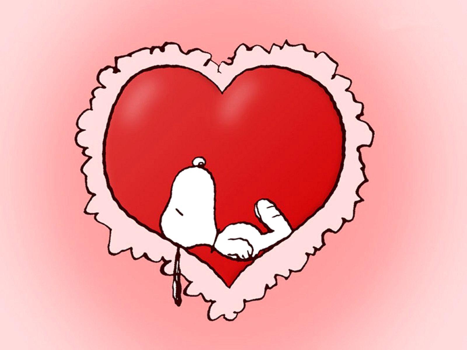 Free Valentine Wallpaper Snoopy Love Computer For Alluring