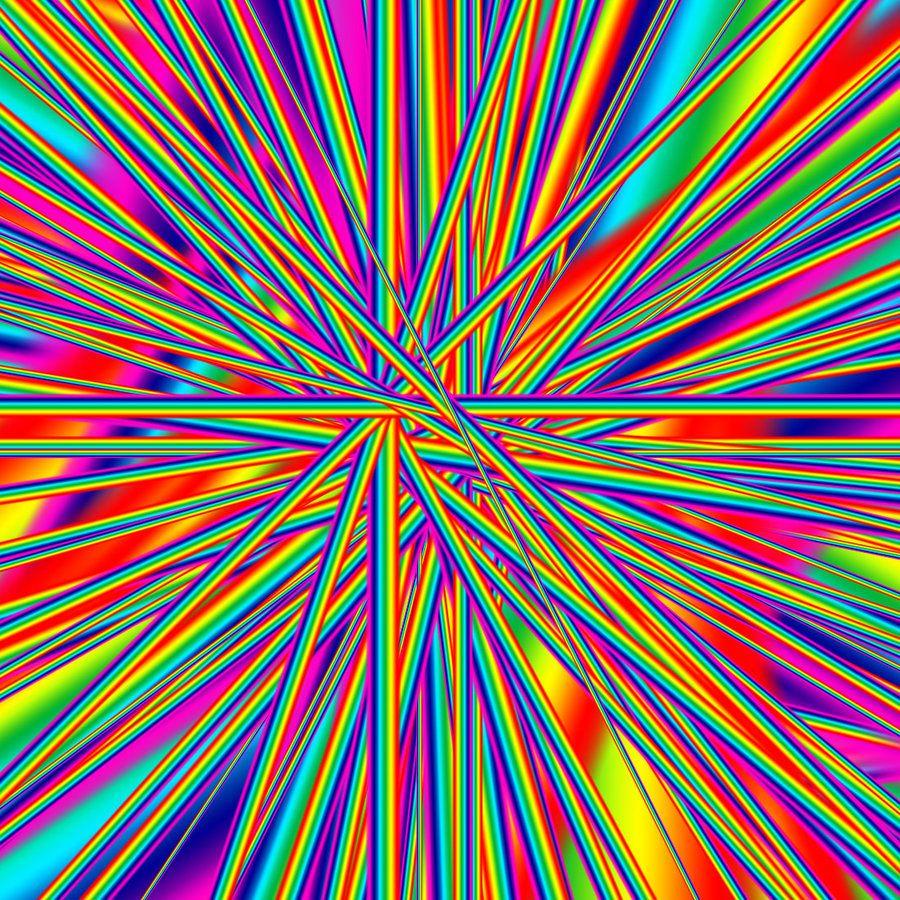 gousicteco: Neon Rainbow Roses Wallpaper Image