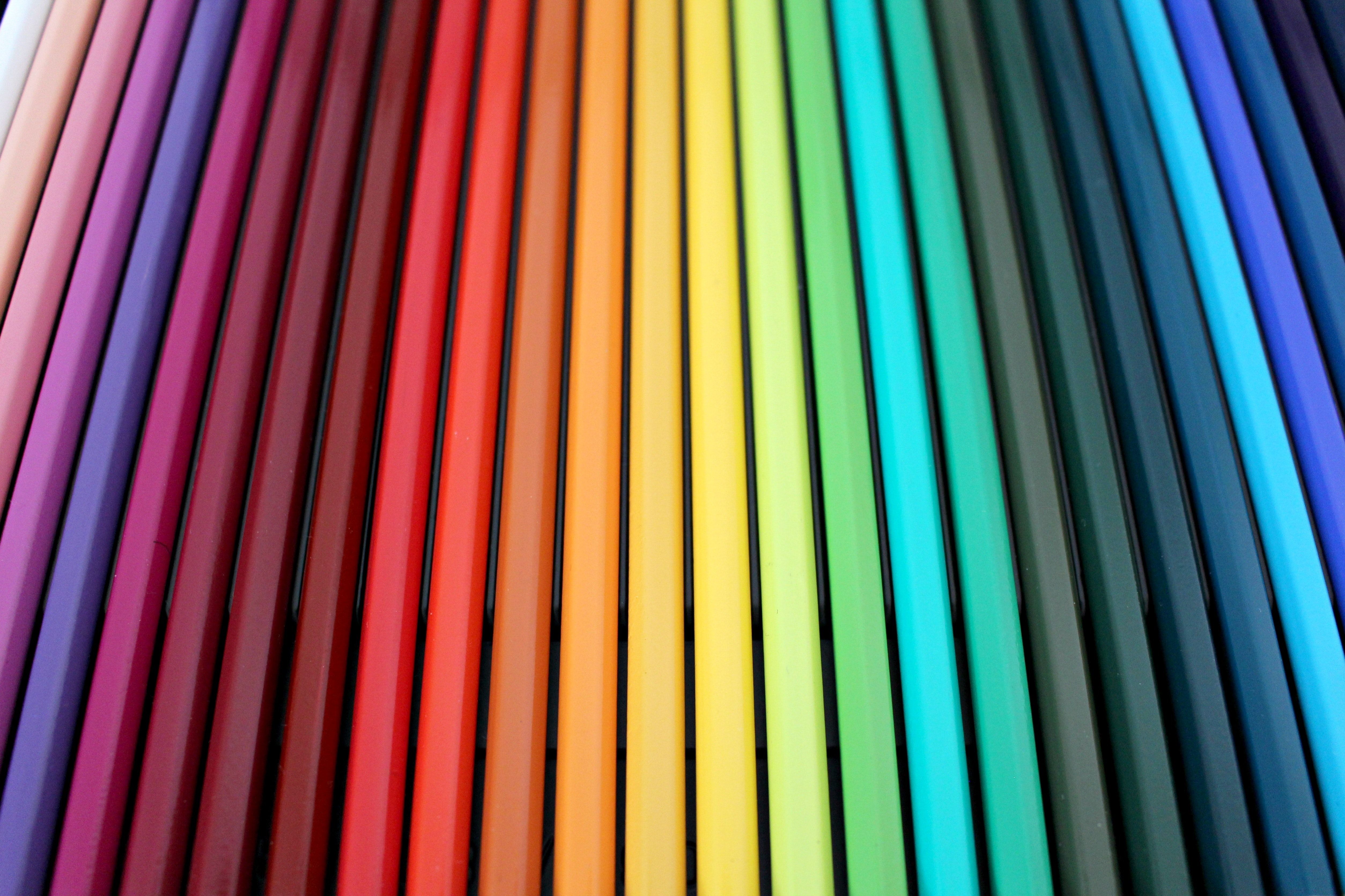 Colorful Crayons Pencils Background 5k, HD Photography, 4k