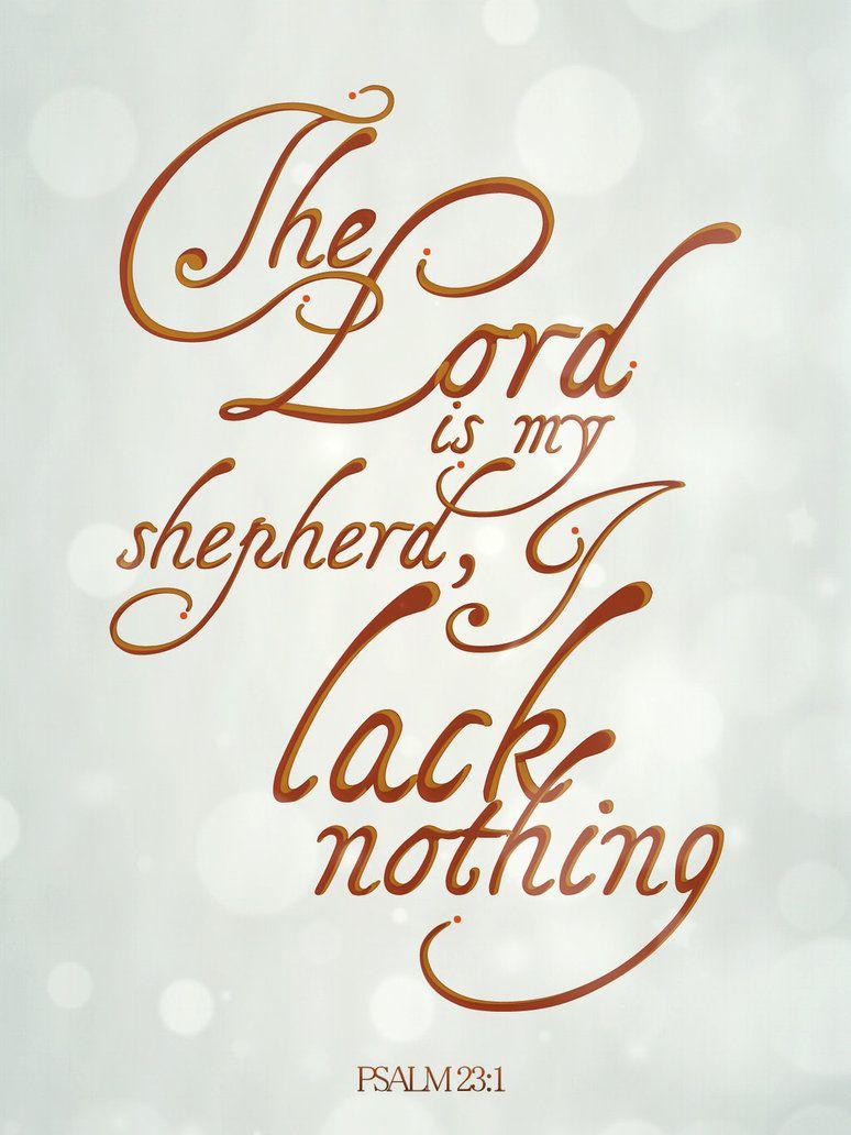 Psalm 23:1