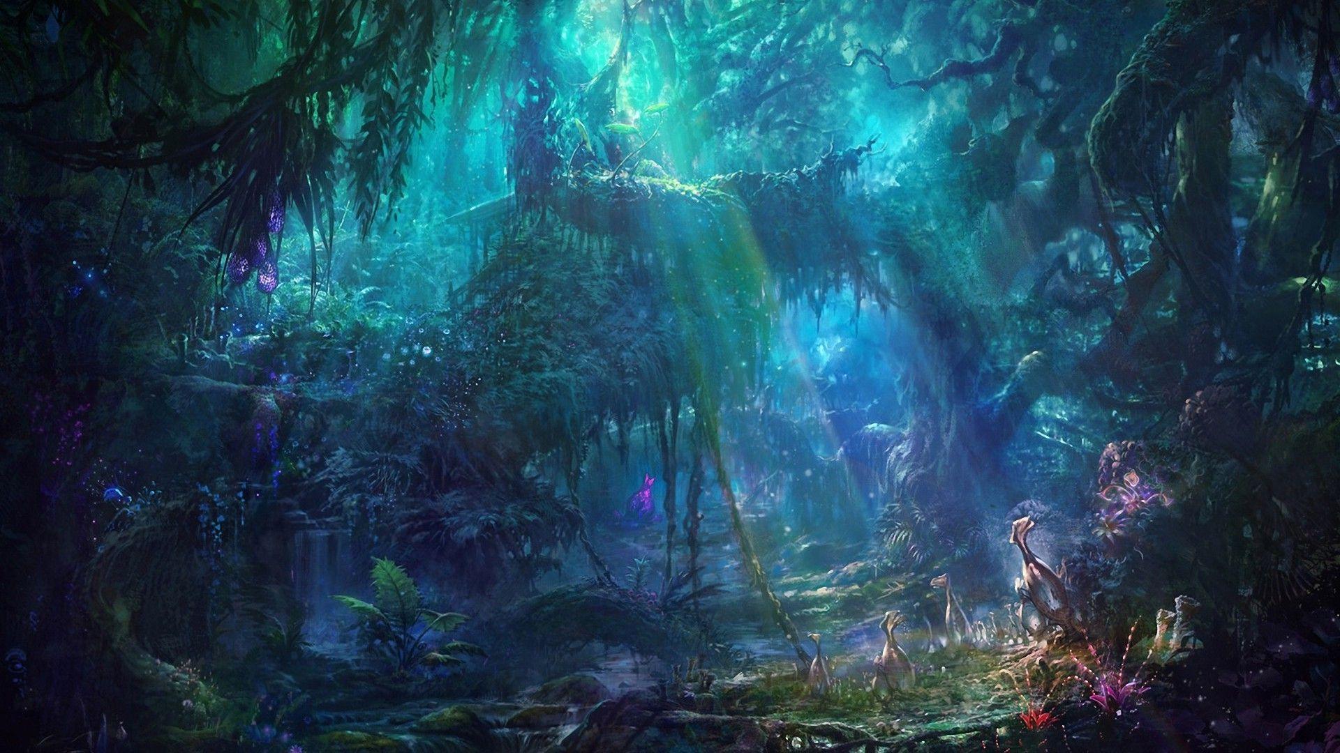 artwork, Fantasy Art, Concept Art, Jungles, Exotic Wallpaper HD
