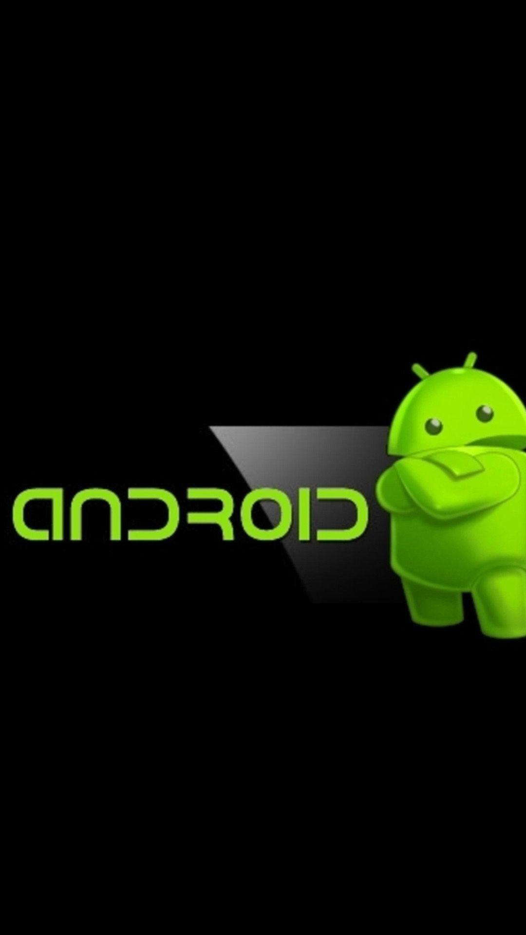Green Android LOGO 01 Galaxy S5 Wallpaper HD