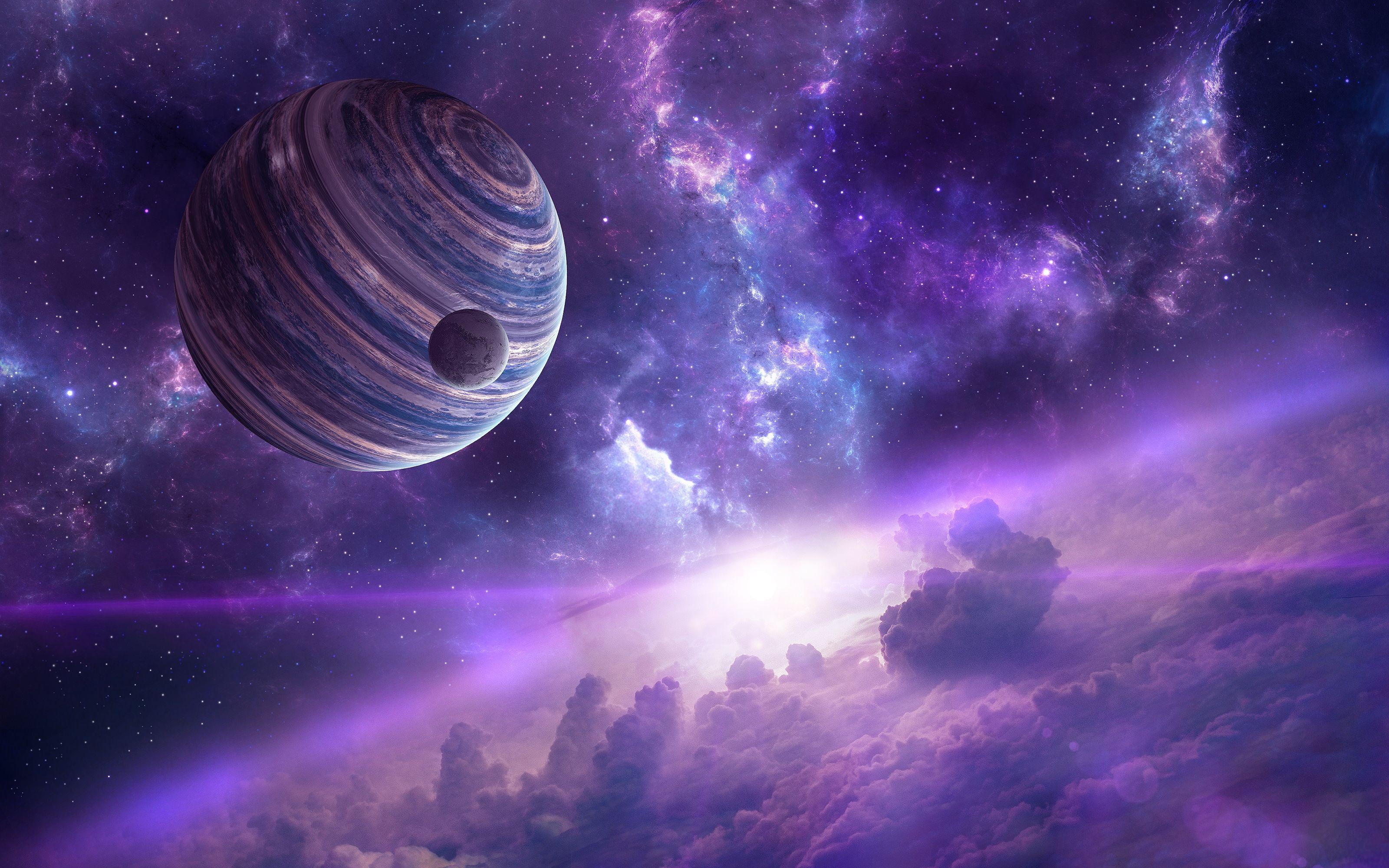 Wallpaper Planets, Nebula, HD, Space