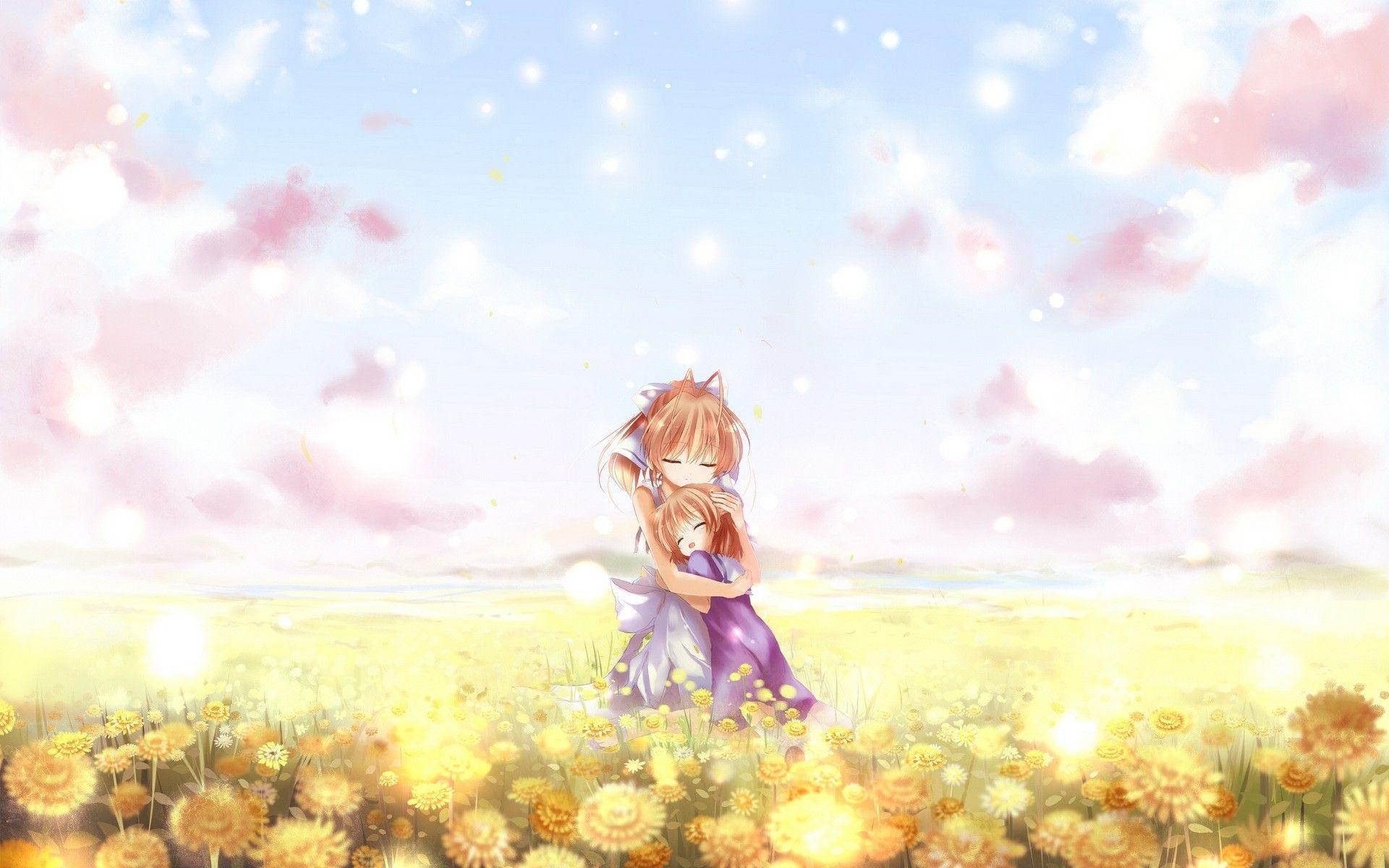 anime, Clannad, Furukawa Nagisa, Ushio Okazaki Wallpaper HD