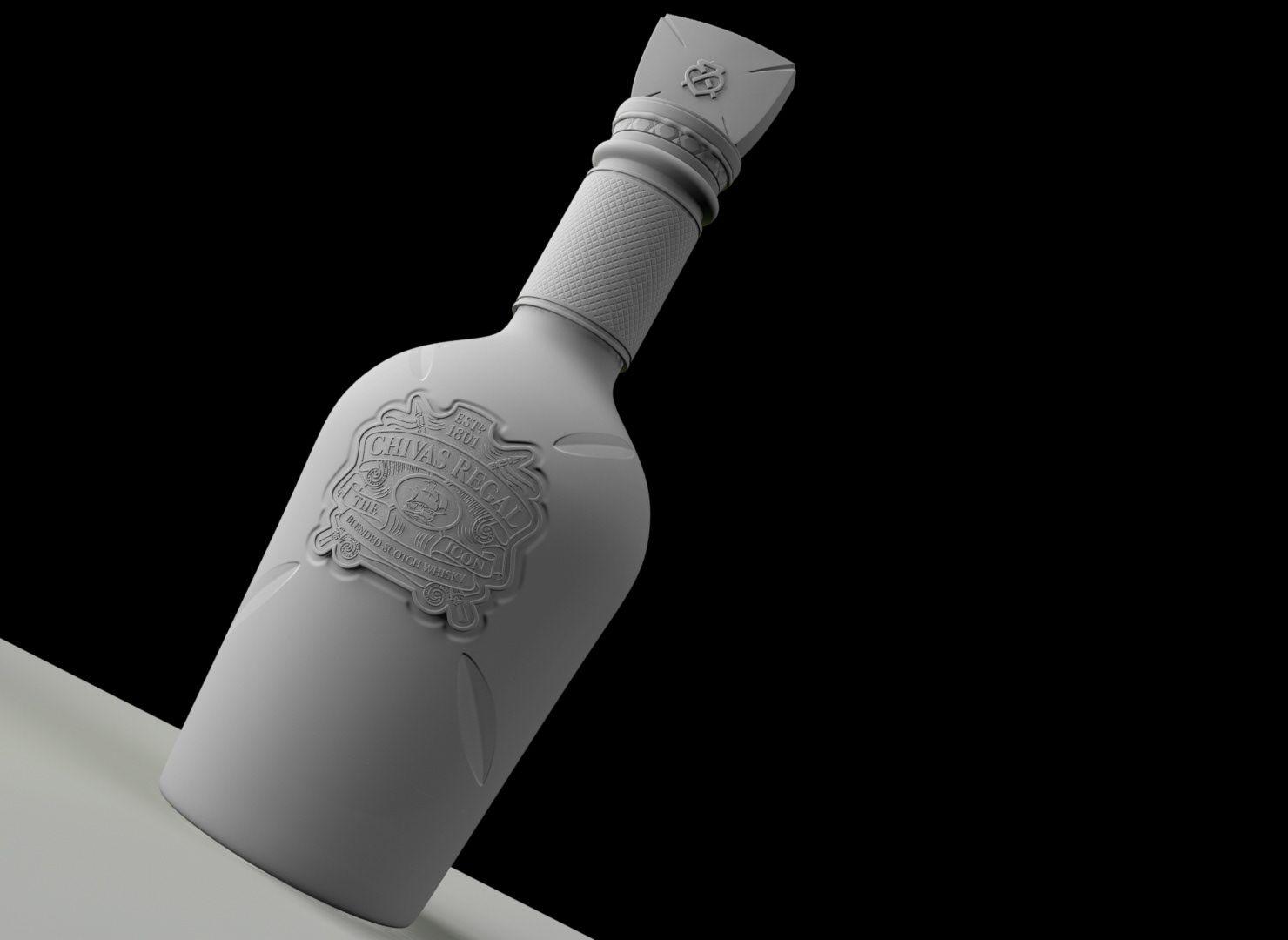 Andre Caputo bottle of Chivas Regal The Icon • International