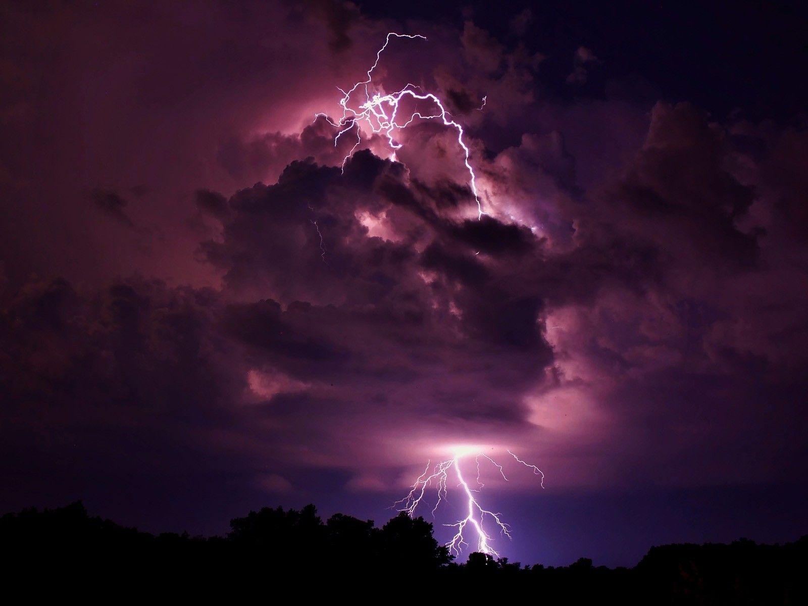 Storm Clouds Lightning HD Wallpaper, Background Image