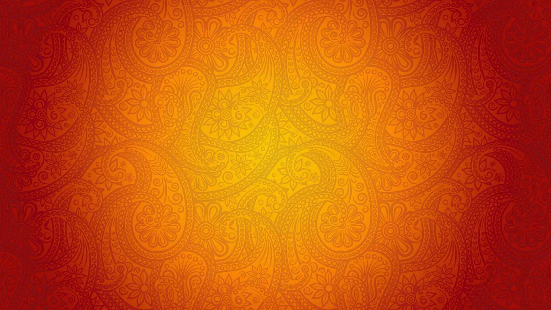 orange inkdrop wallpaper