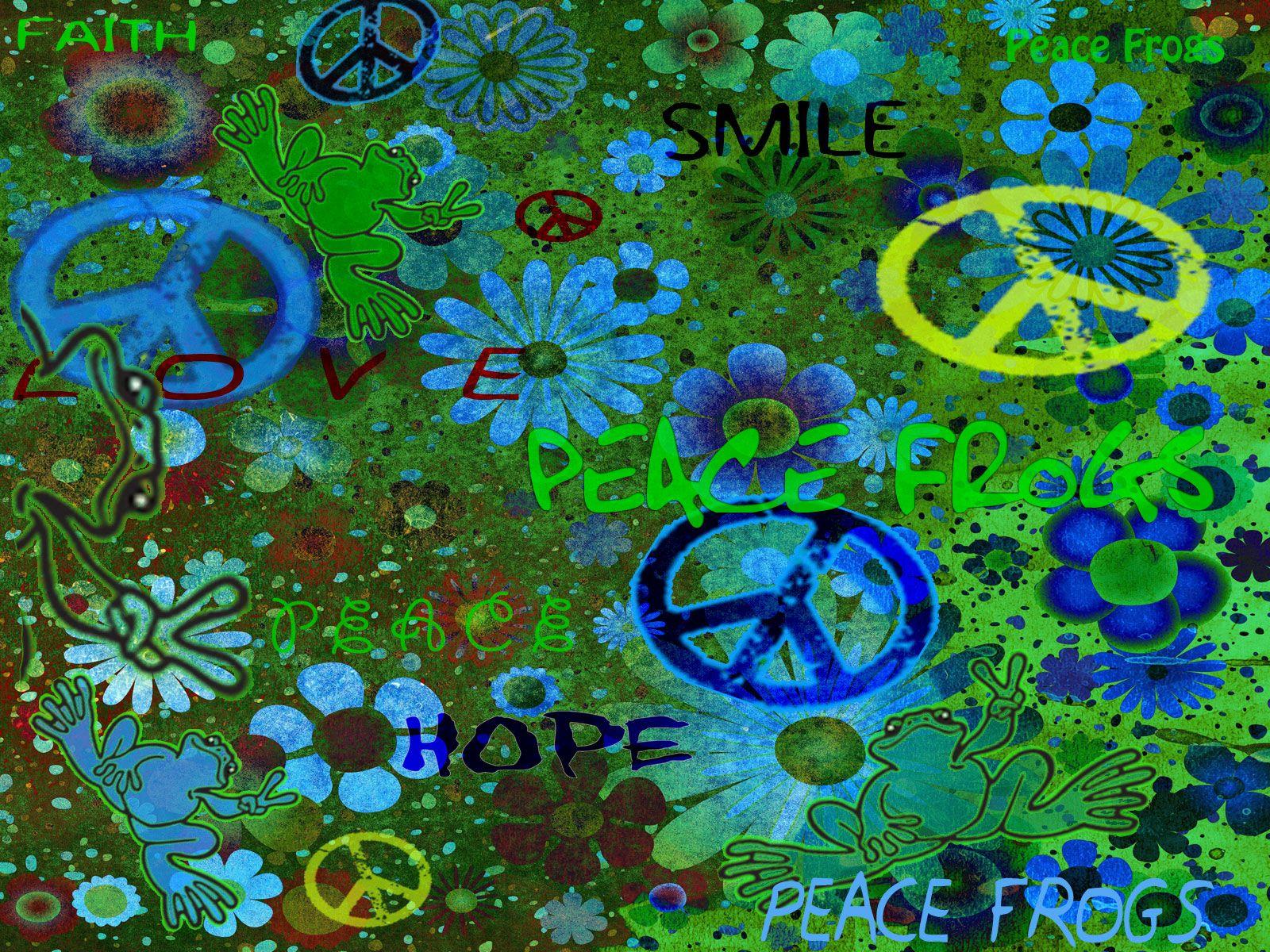 Free Download Peace Sign Background