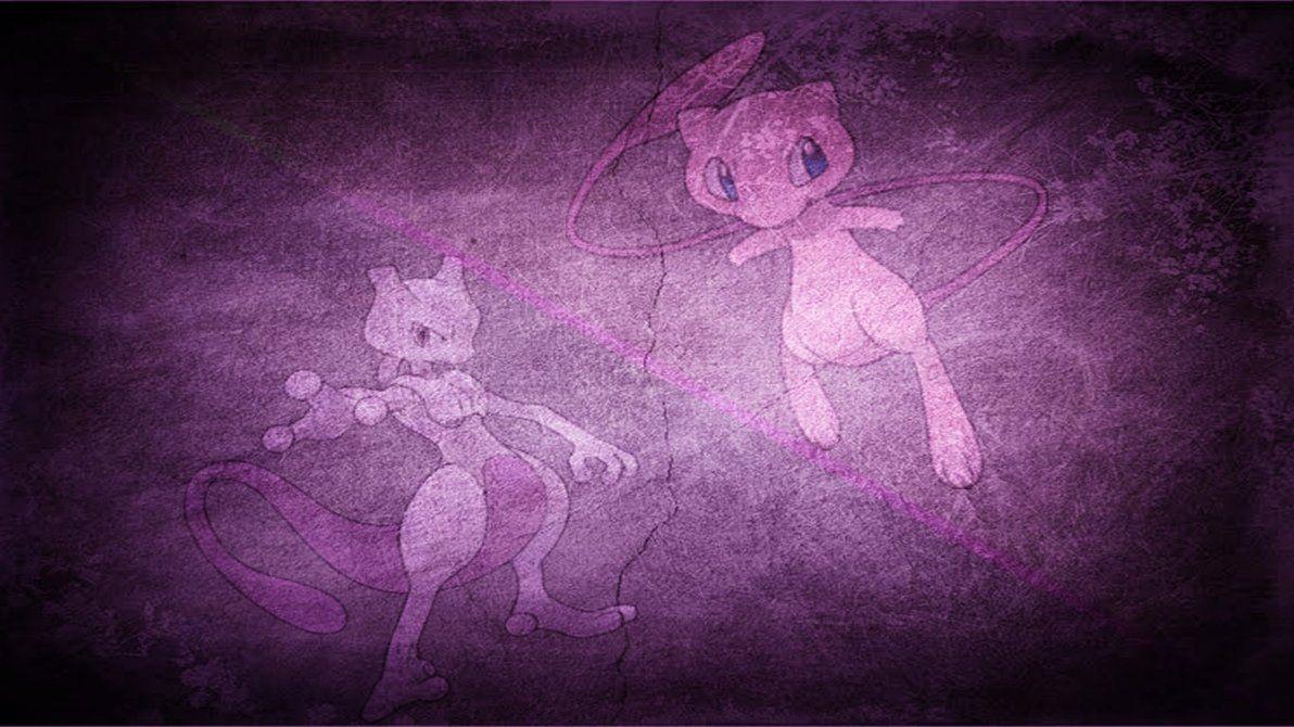 Mew and MewTwo Wallpaper