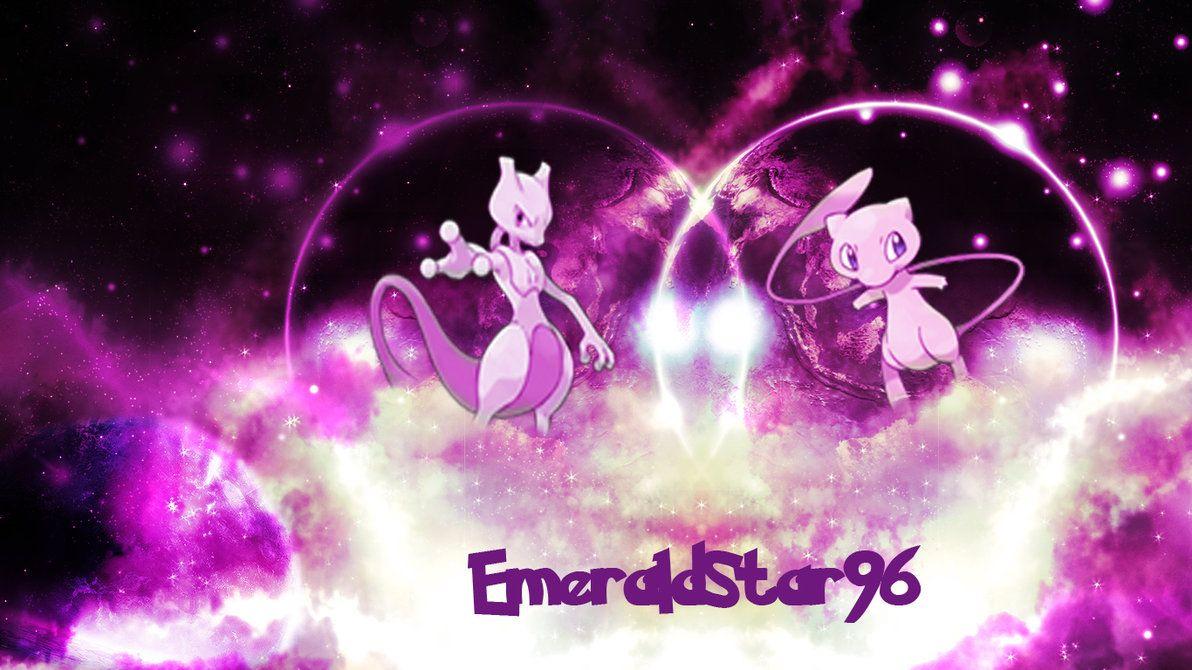 Mew and MewTwo wallpaper second go