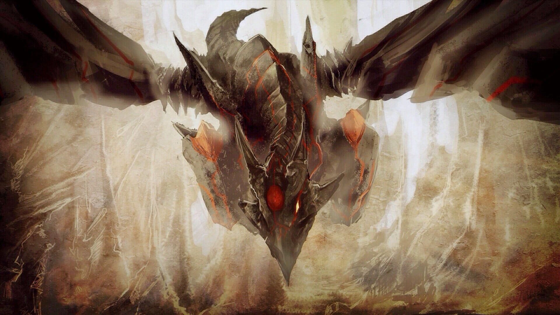 Brown Dragon Wallpaper, Yu Gi Oh, Red Eyes Black Dragon, Dragon