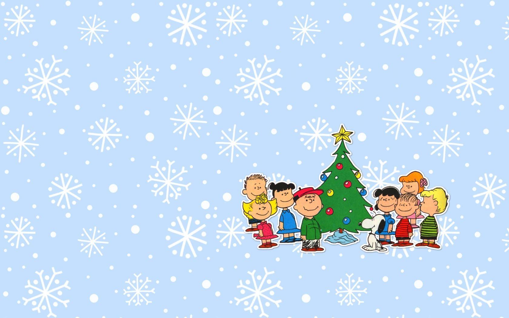 Charlie Brown Christmas Desktop. Christmas tree wallpaper