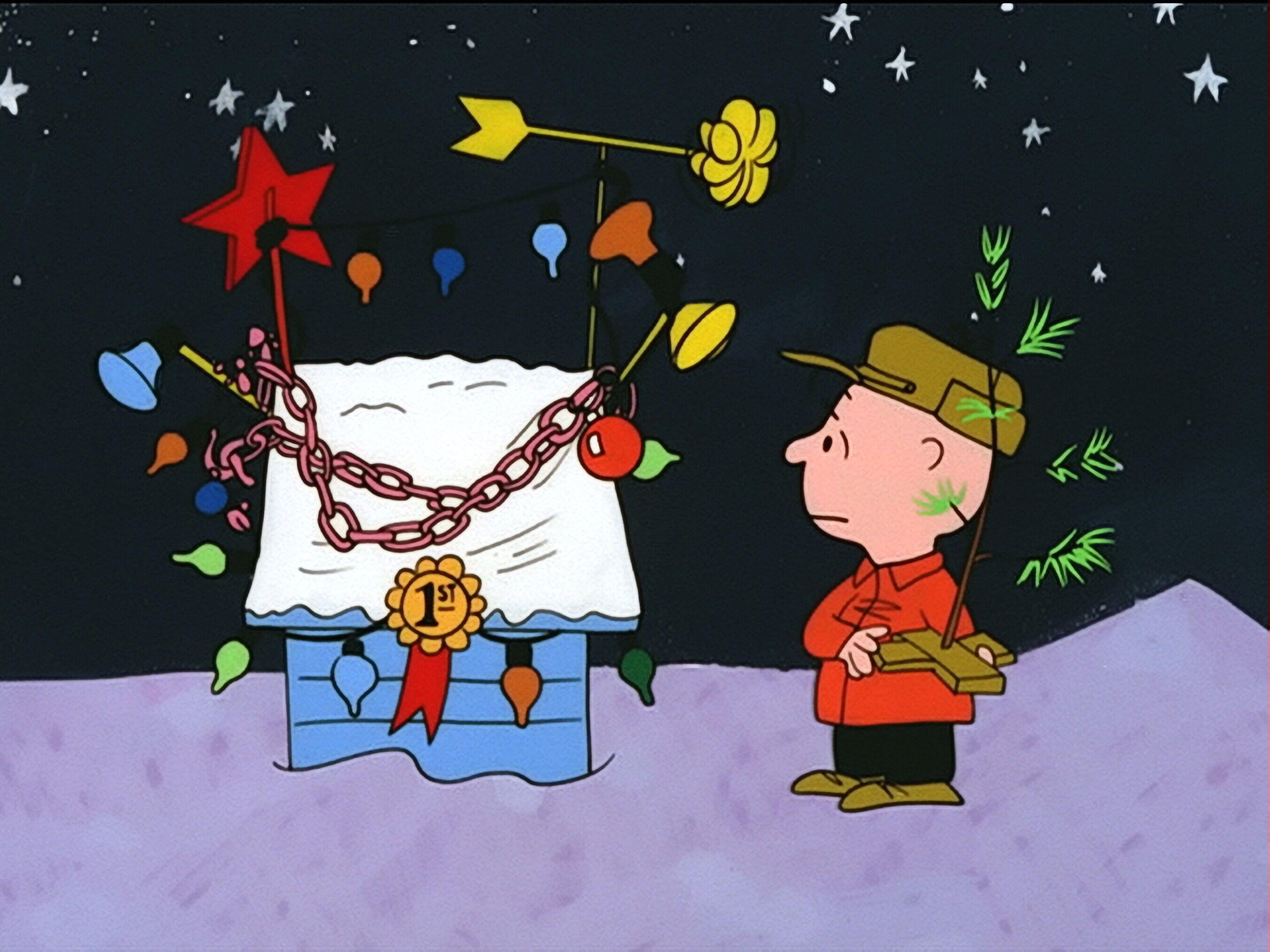 Snoopy Wins First Place Christmas Cartoon Wallpaper, Christmas Cartoons