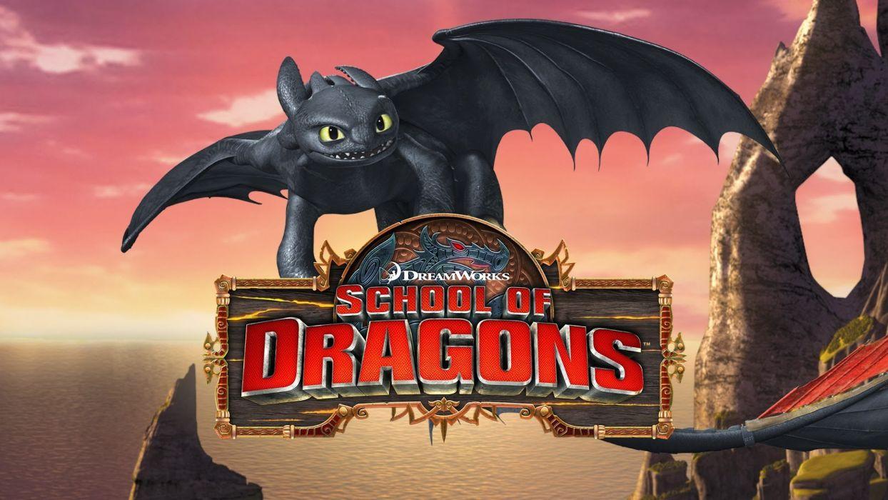 SCHOOL of DRAGONS viking fantasy medieval dragon 1sdr exploration
