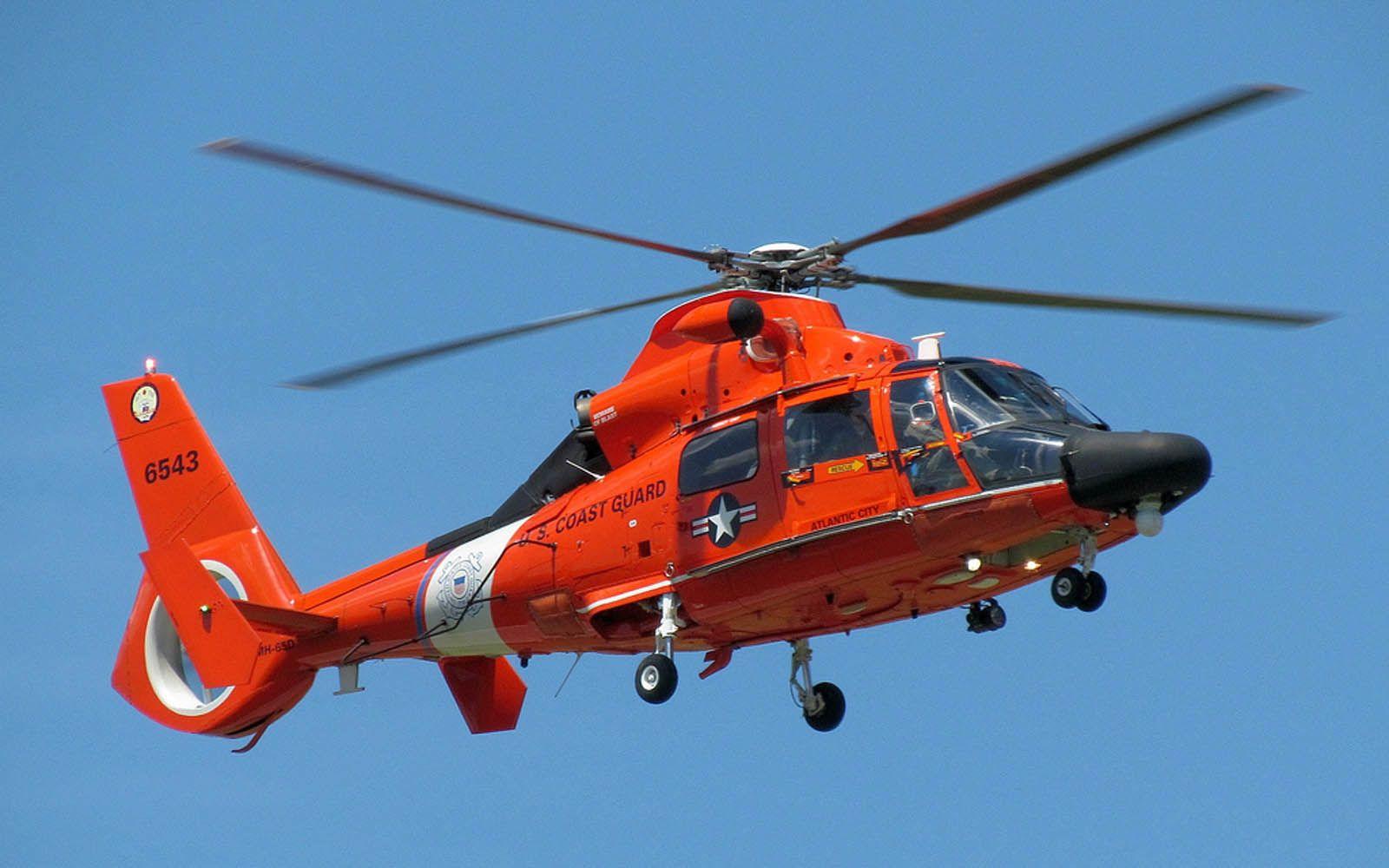 wallpaper: HH 65 Dolphin US Coast Guard Helicopter Wallpaper