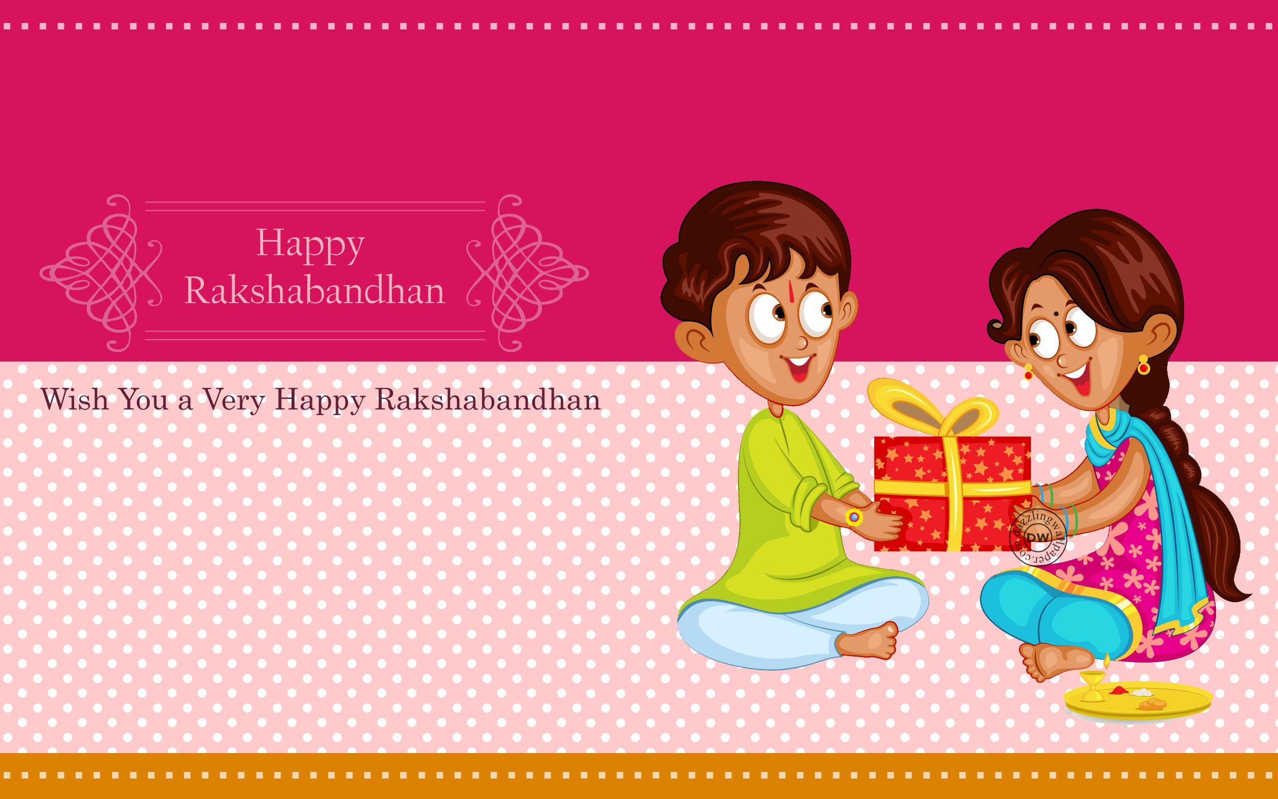 Happy Rakshabandhan Brother Sister Love HD Wallpaper Raksha