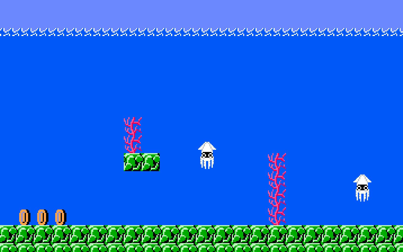 Super mario bros background
