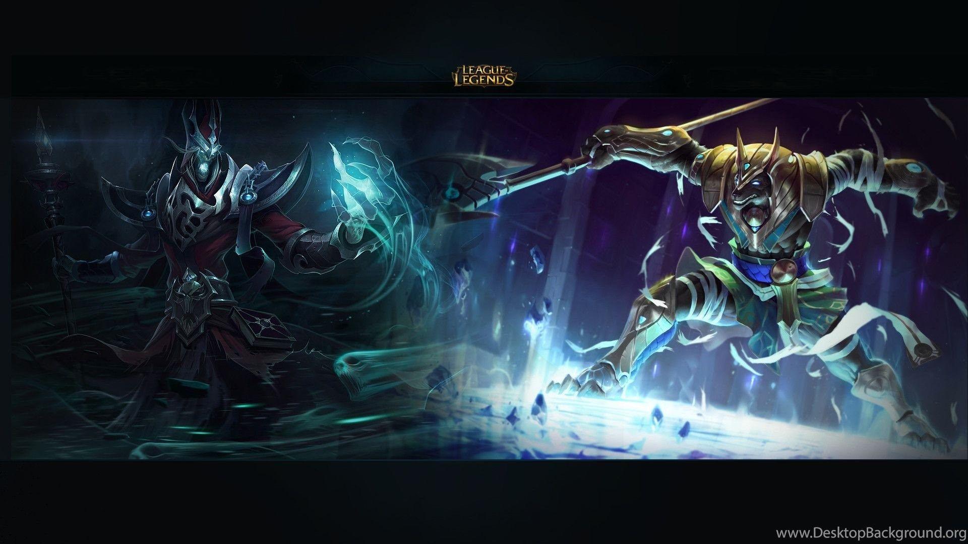 Karthus Vs Nasus HD Wallpaper Desktop Background