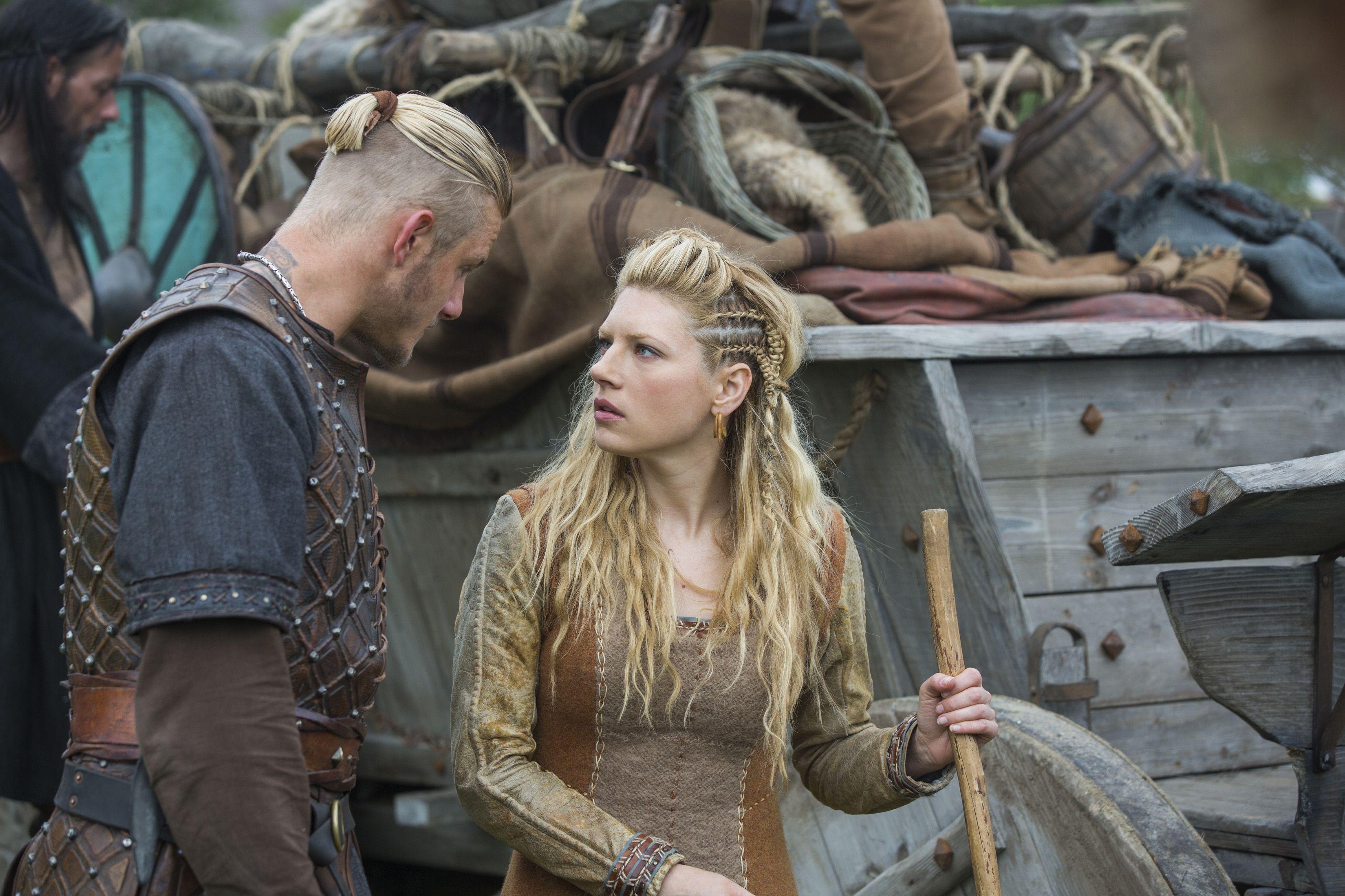 Wallpaper Björn Ironside, Alexander Ludwig, Lagertha, Katheryn