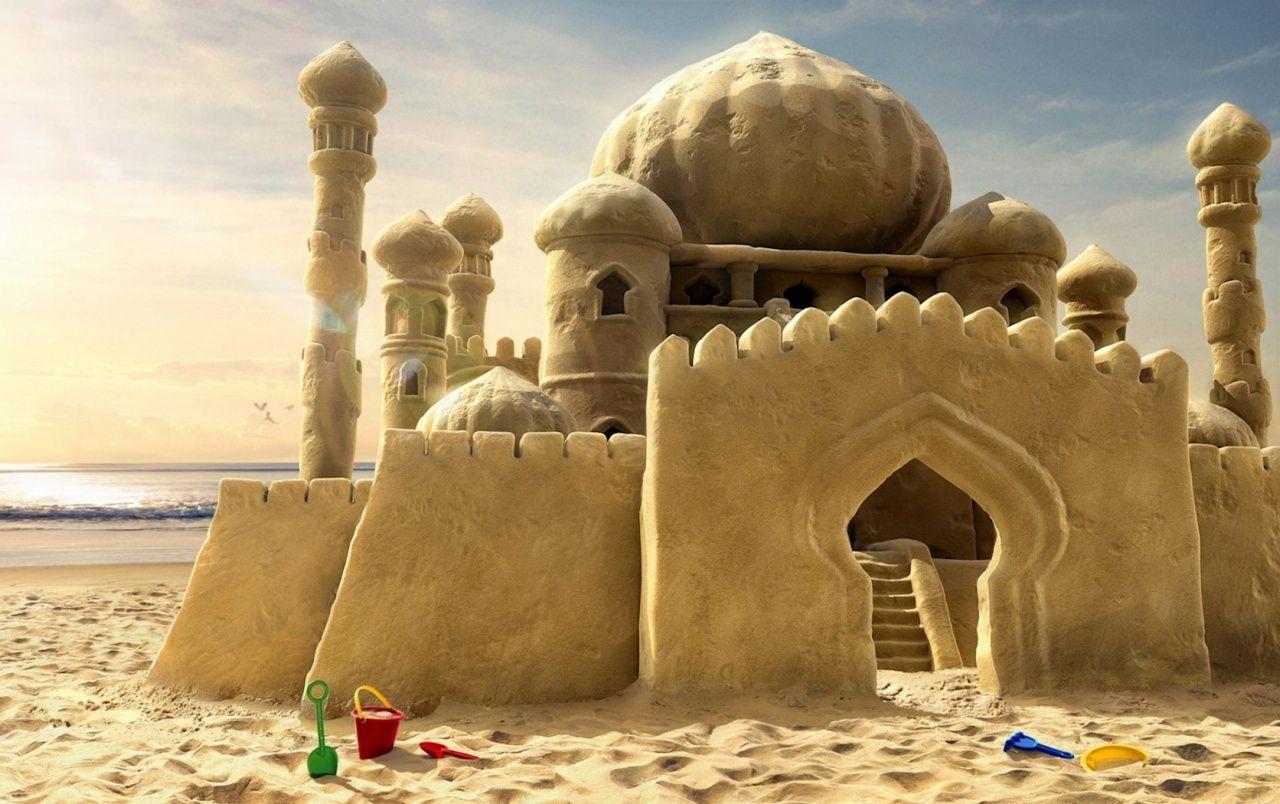 Sandcastle wallpaper. Sandcastle