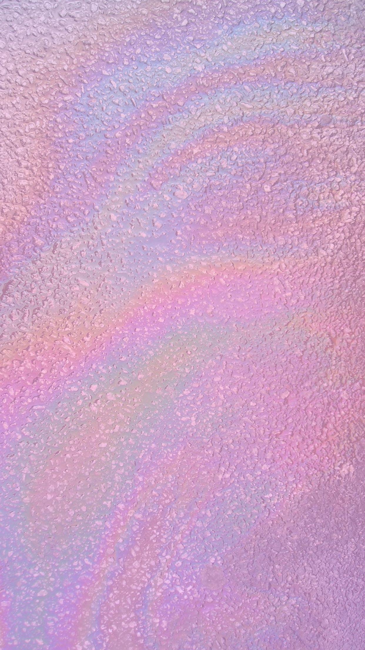 Wallpaper Cute Pastel Colorful Iridescent Holographic Wallpaper