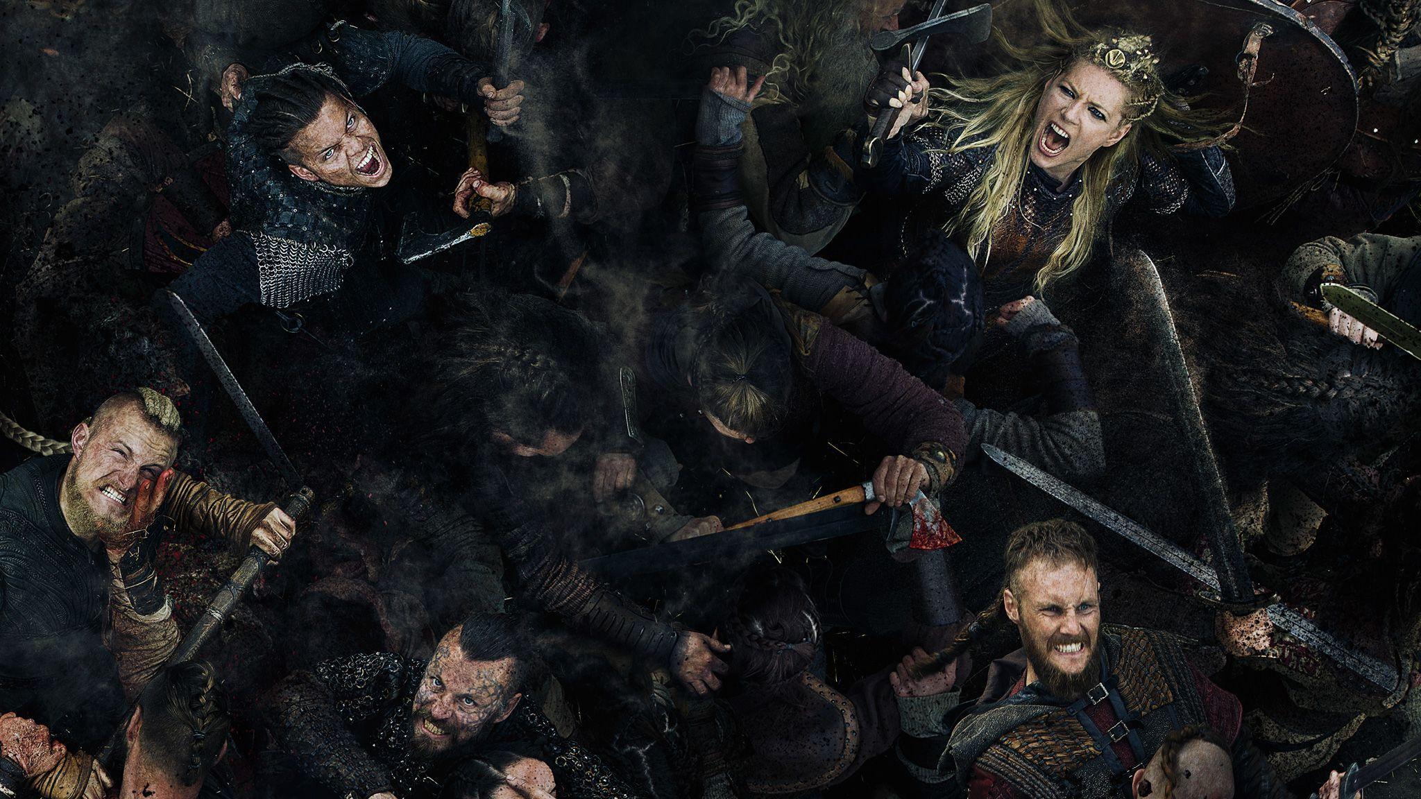 Ivar the Boneless, Lagertha, Bjorn Ironside, Ubbe, Harald Finehair