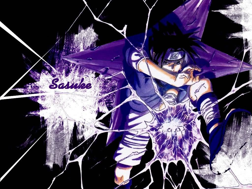 Anime Manga Wallpaper: Uchiha Sasuke and chidori wallpaper