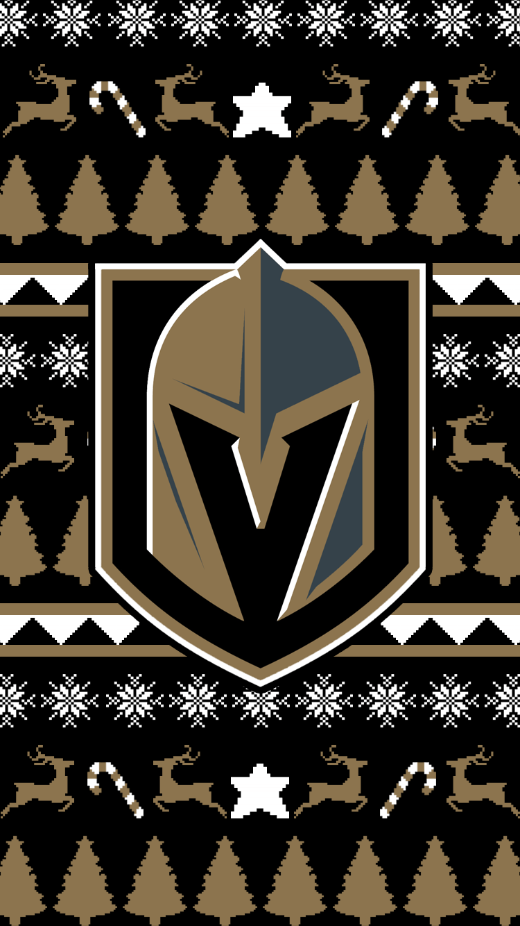 Vegas Golden Knights Wallpaper. Ugly Christmas sweater inspired
